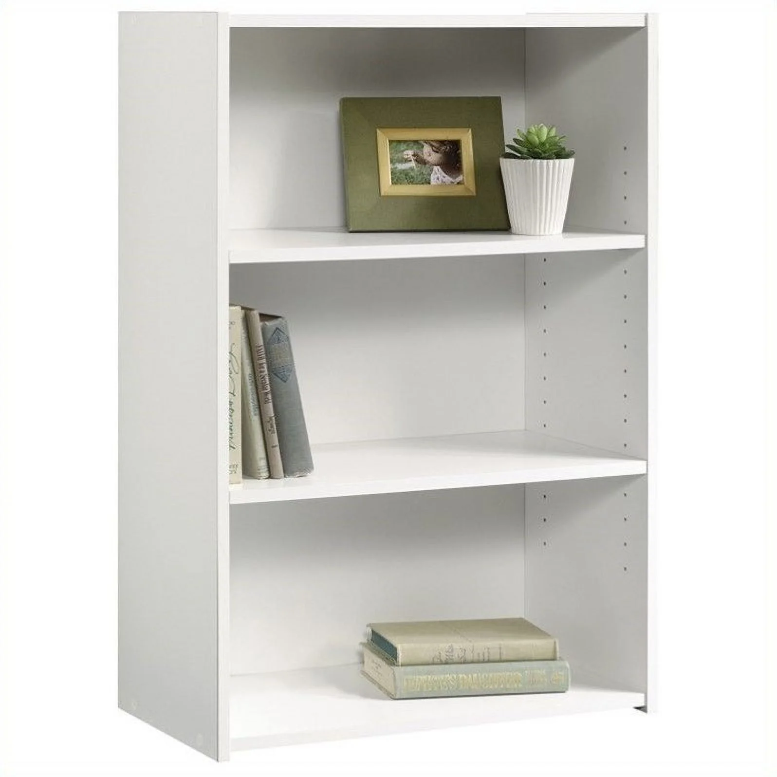 Home Square 3 Piece Set with Computer Desk Bookcase and Bedroom Dresser