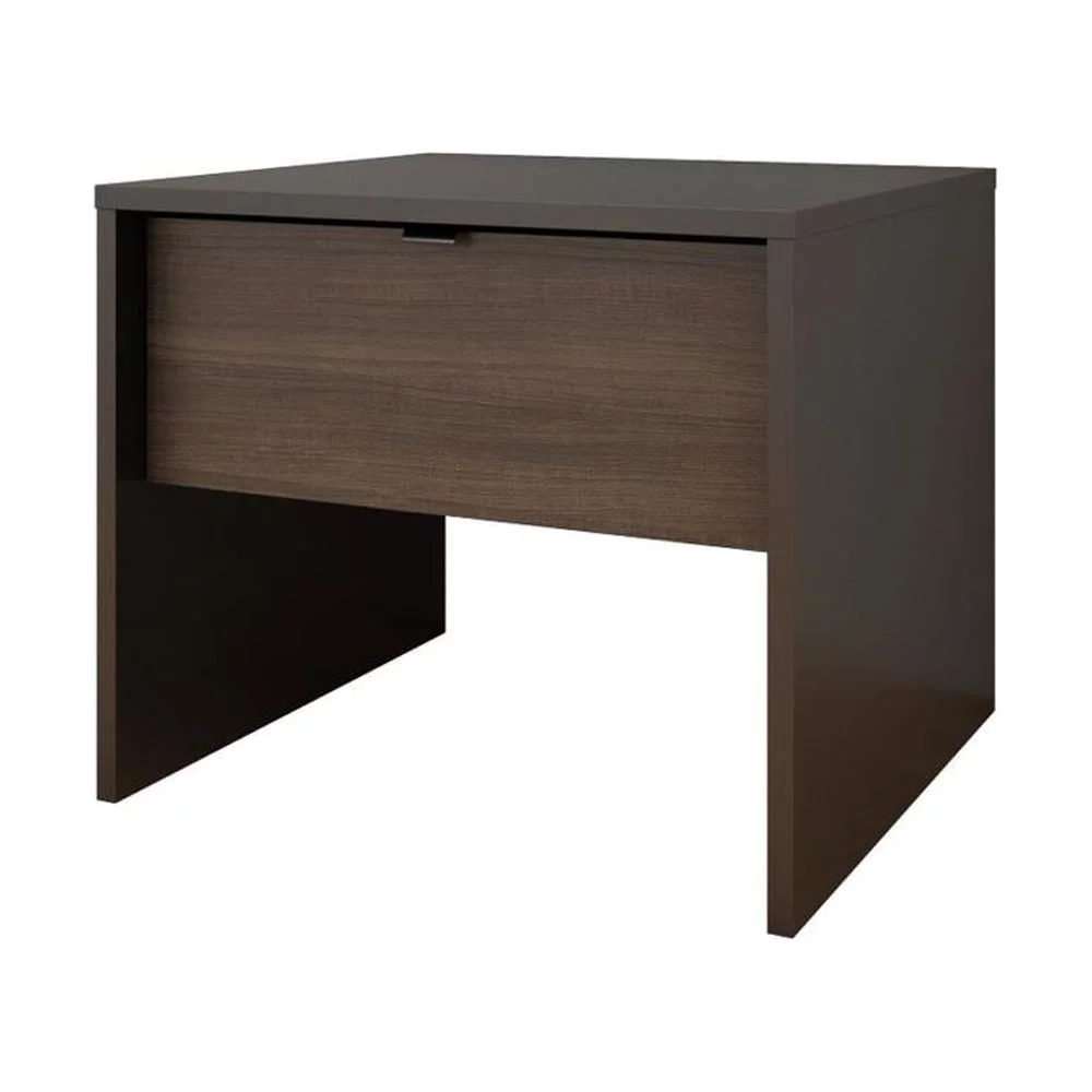 Nexera Punto 3 Piece Queen Size Bedroom Set, Ebony & Black