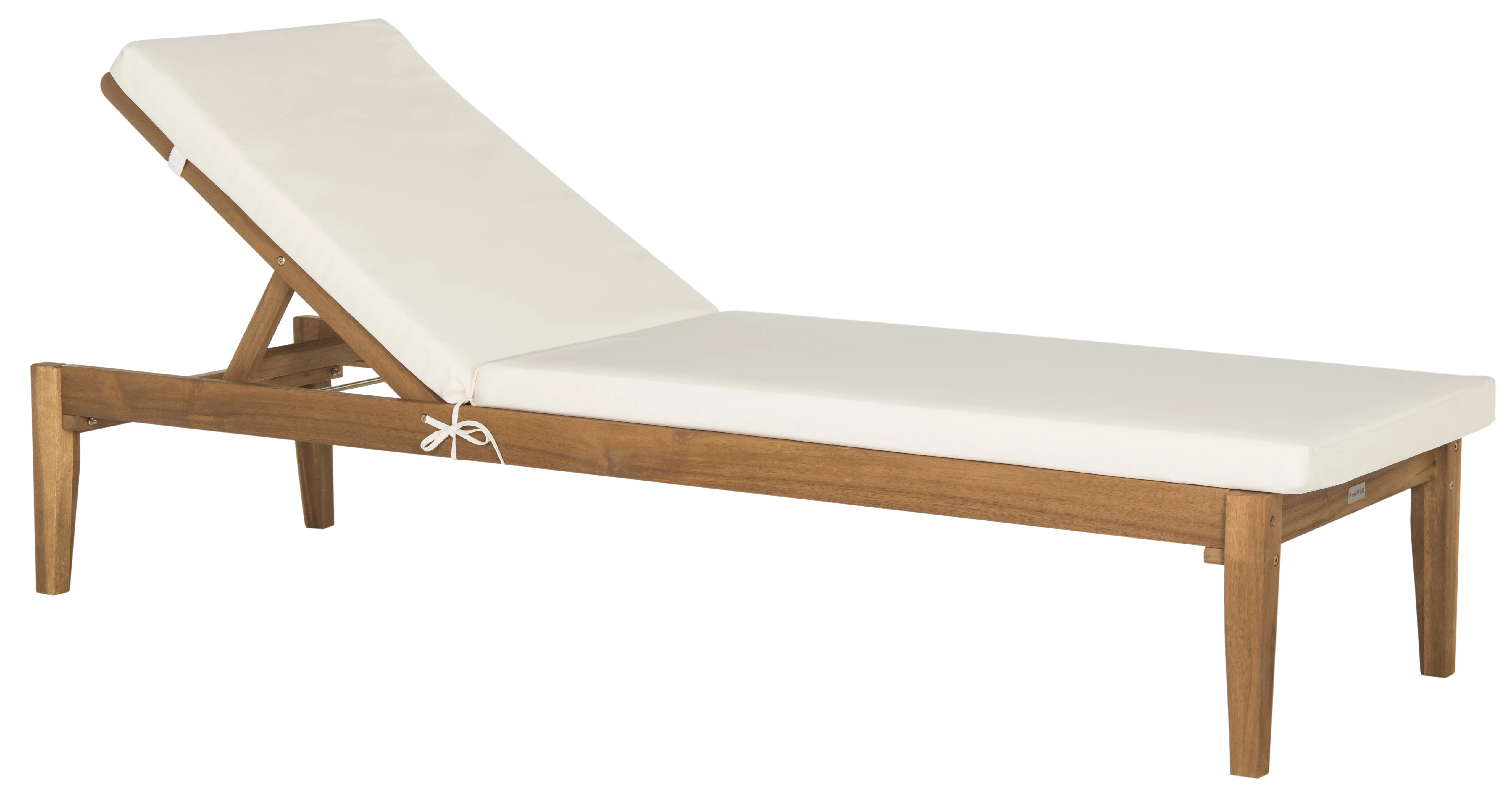 Safavieh Azusa Outdoor Contemporary Patio Sunlounger with Cushion