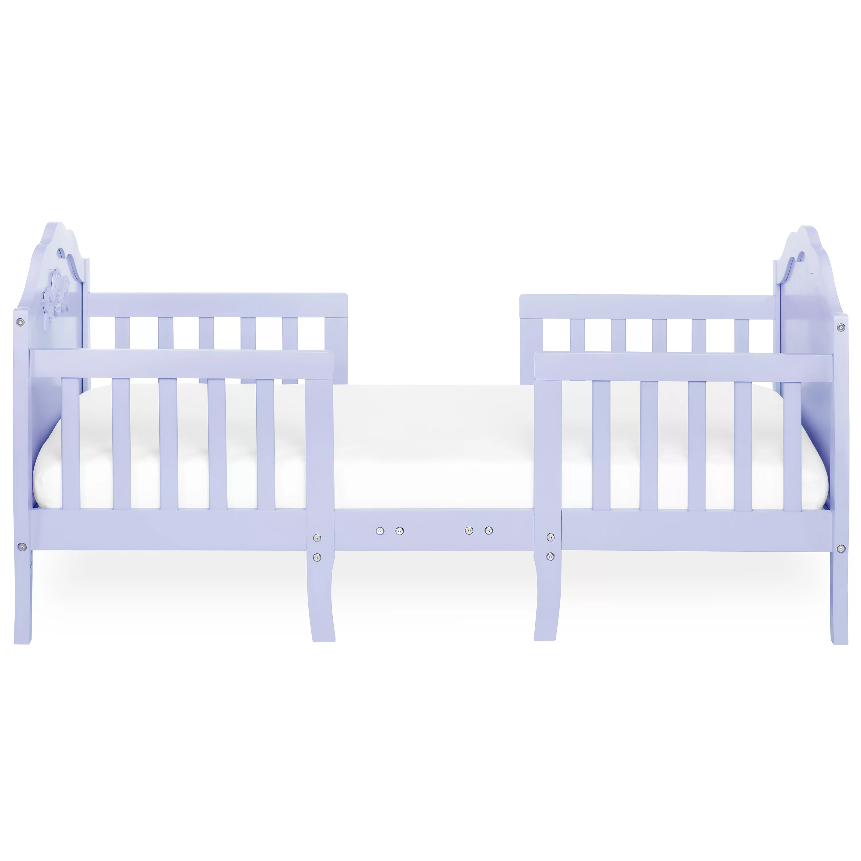 Dream On Me Rose 3-in-1 Convertible Toddler Bed, Greenguard Gold and JPMA Certified, Lavender Ice