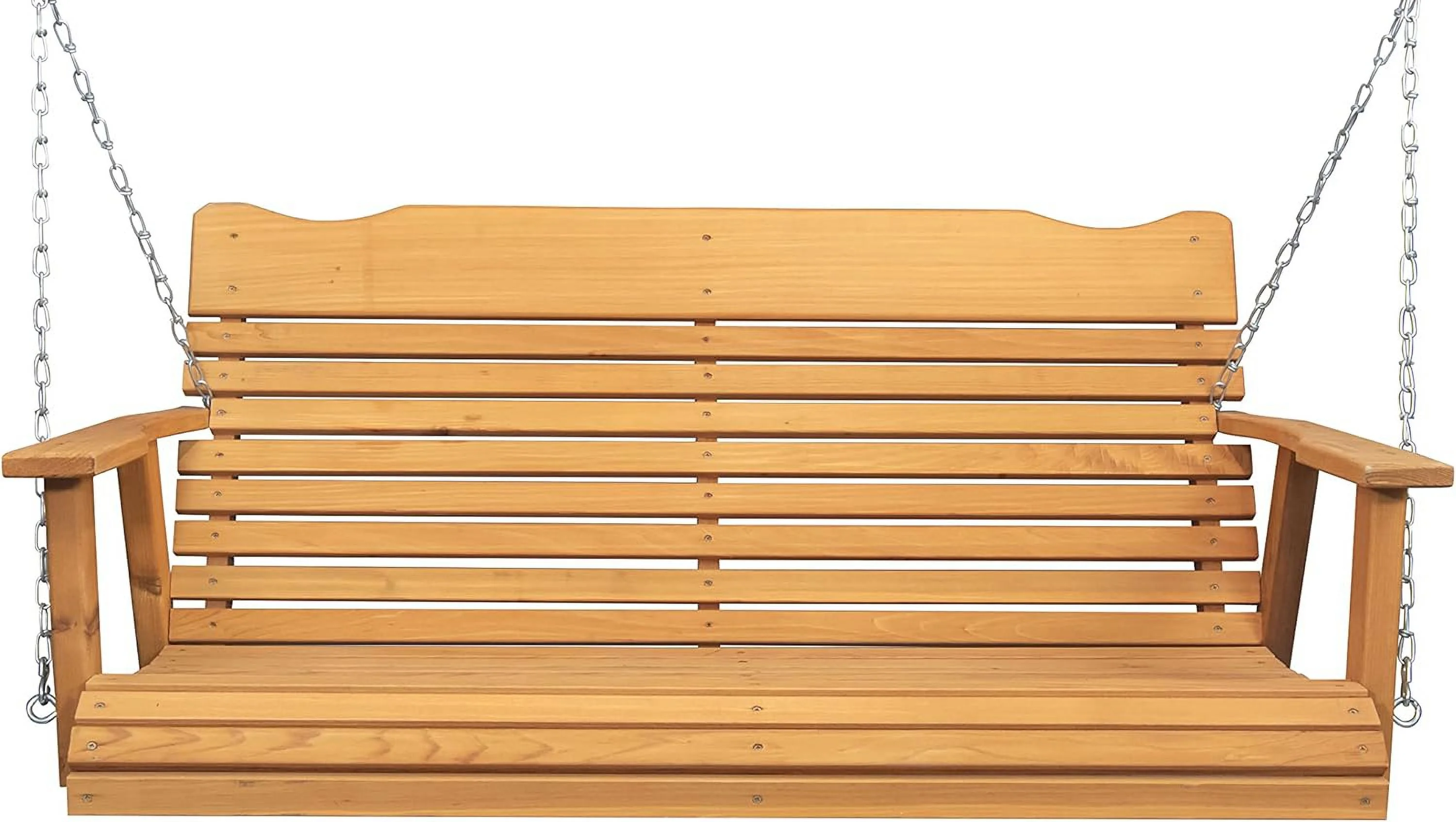 Rustic Finished 4' Cedar Porch Swing, Amish Crafted