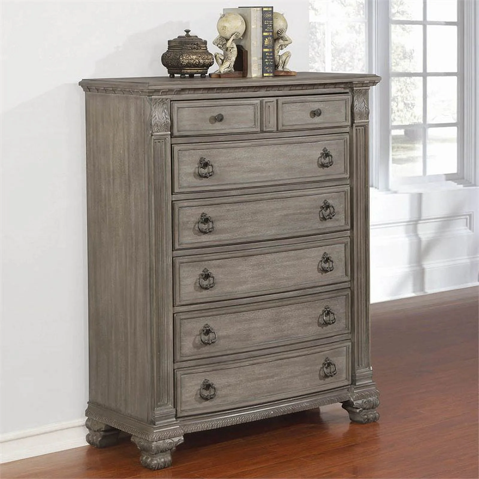 Jenna Vintage Grey Chest