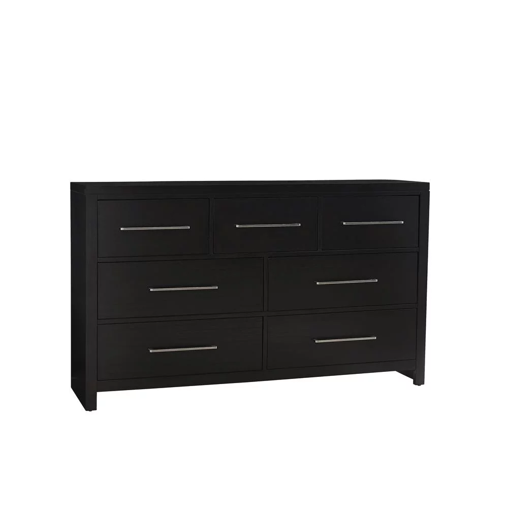 Progressive Furniture B117-23 Foxfire Drawer Dresser, Midnight