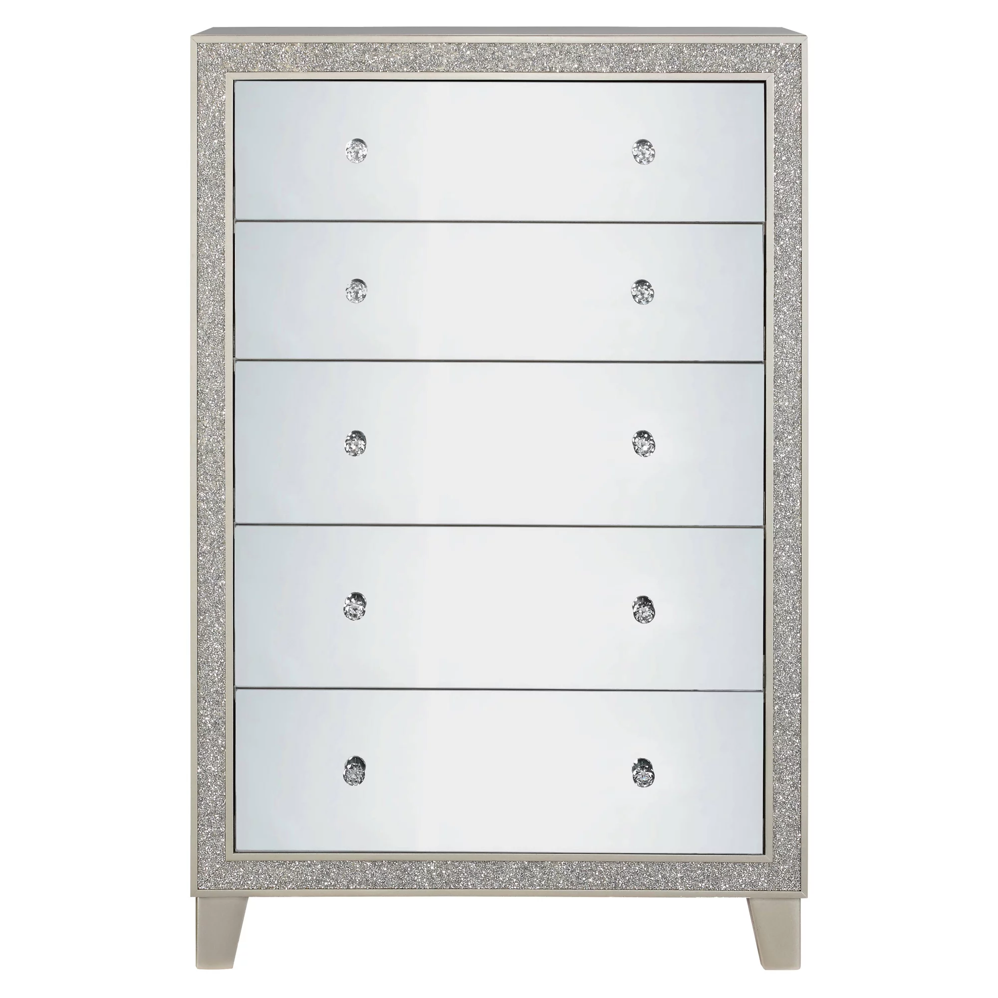 ACME Sliverfluff Chest in Mirrored and Champagne