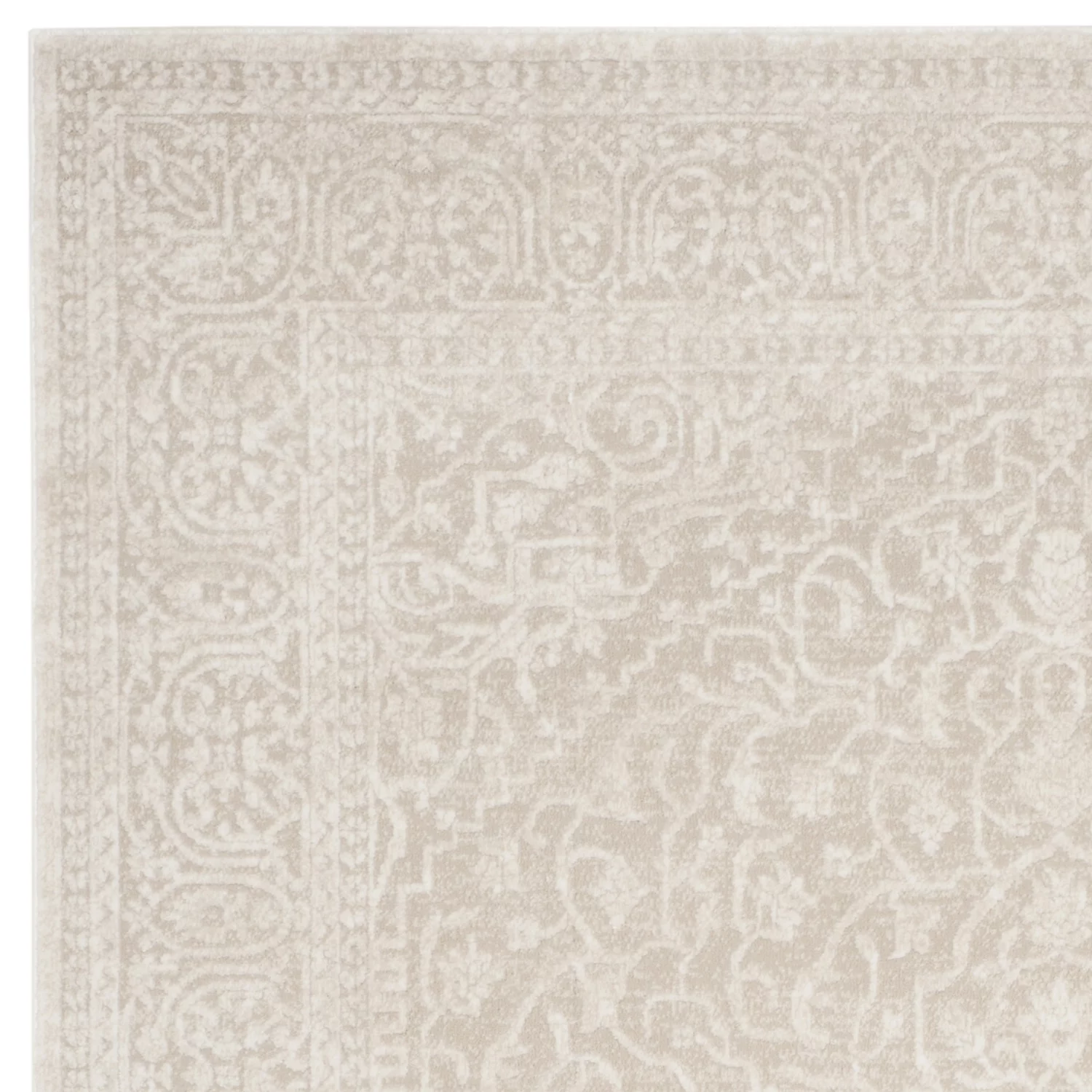 SAFAVIEH Reflection Dolkar Traditional Area Rug, Cream/Ivory, 9' x 12'