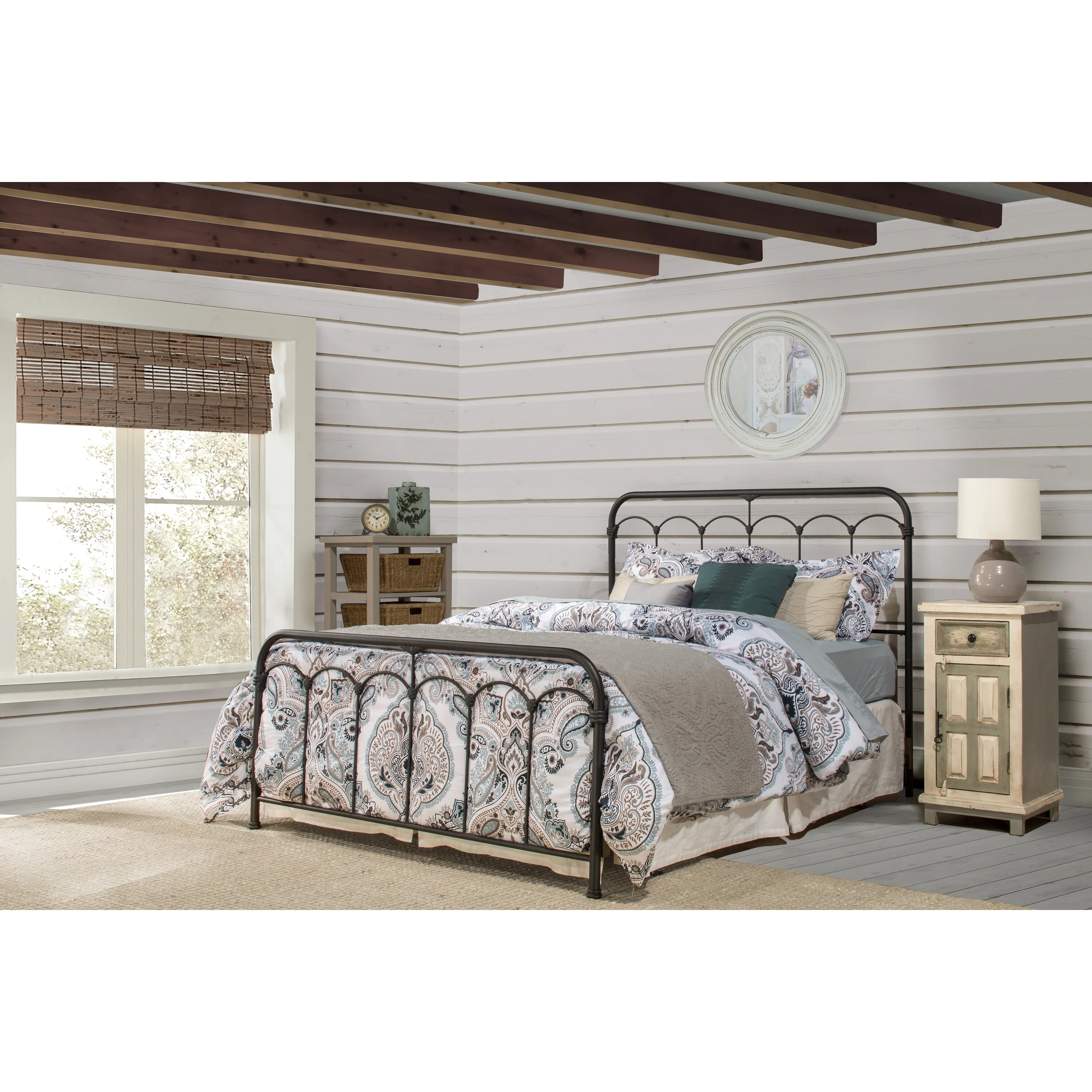Hillsdale The Gray Barn Charley Metal Bed, Black Sparkle 77