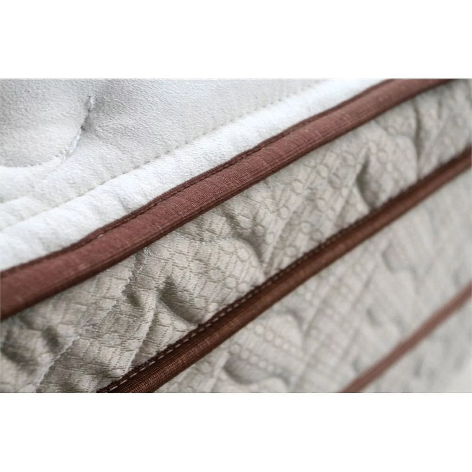 Furniture of America Sandroman Fabric California King Mattress in Beige