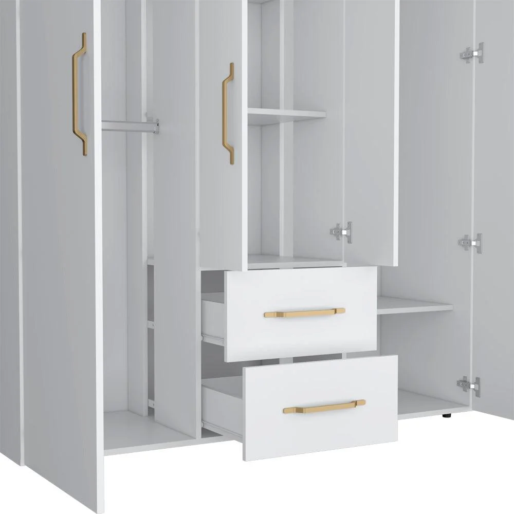 Depot Eshop Armoire Elma, Bedroom, White