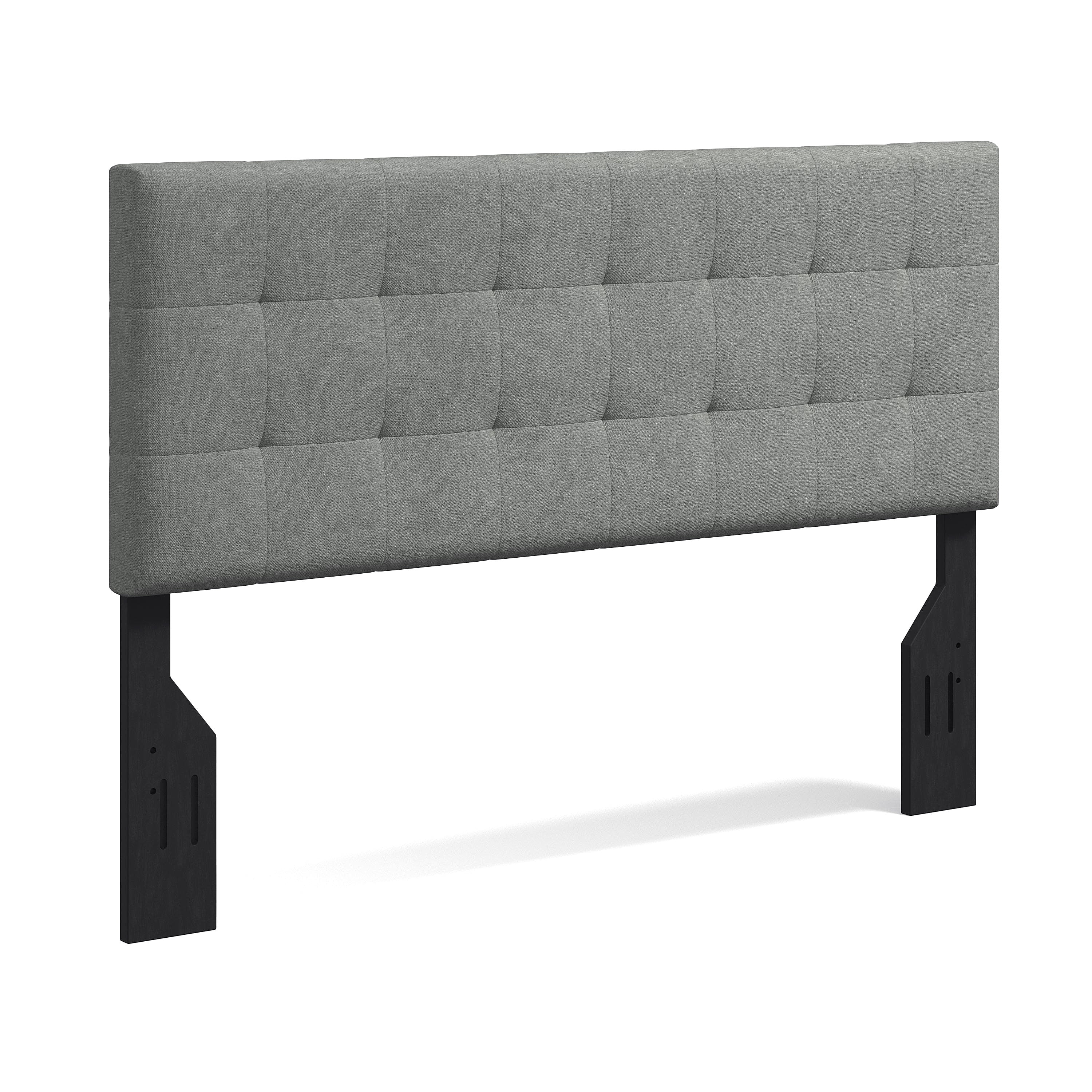 Glenwillow Home Kaya Upholstered Headboard Queen - Stone (Light Gray)