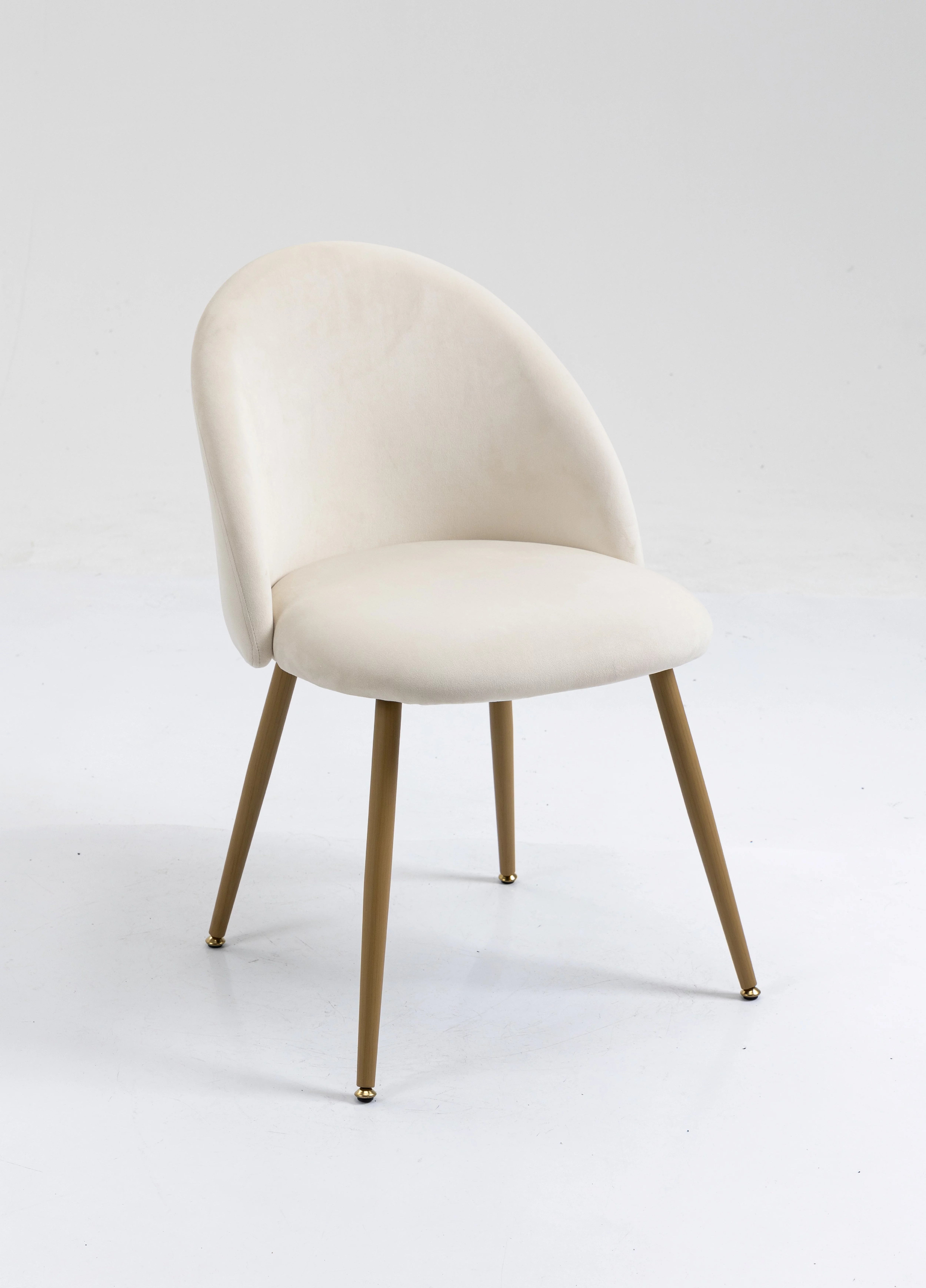 Mainstays Modern Accent Chair, Cream White