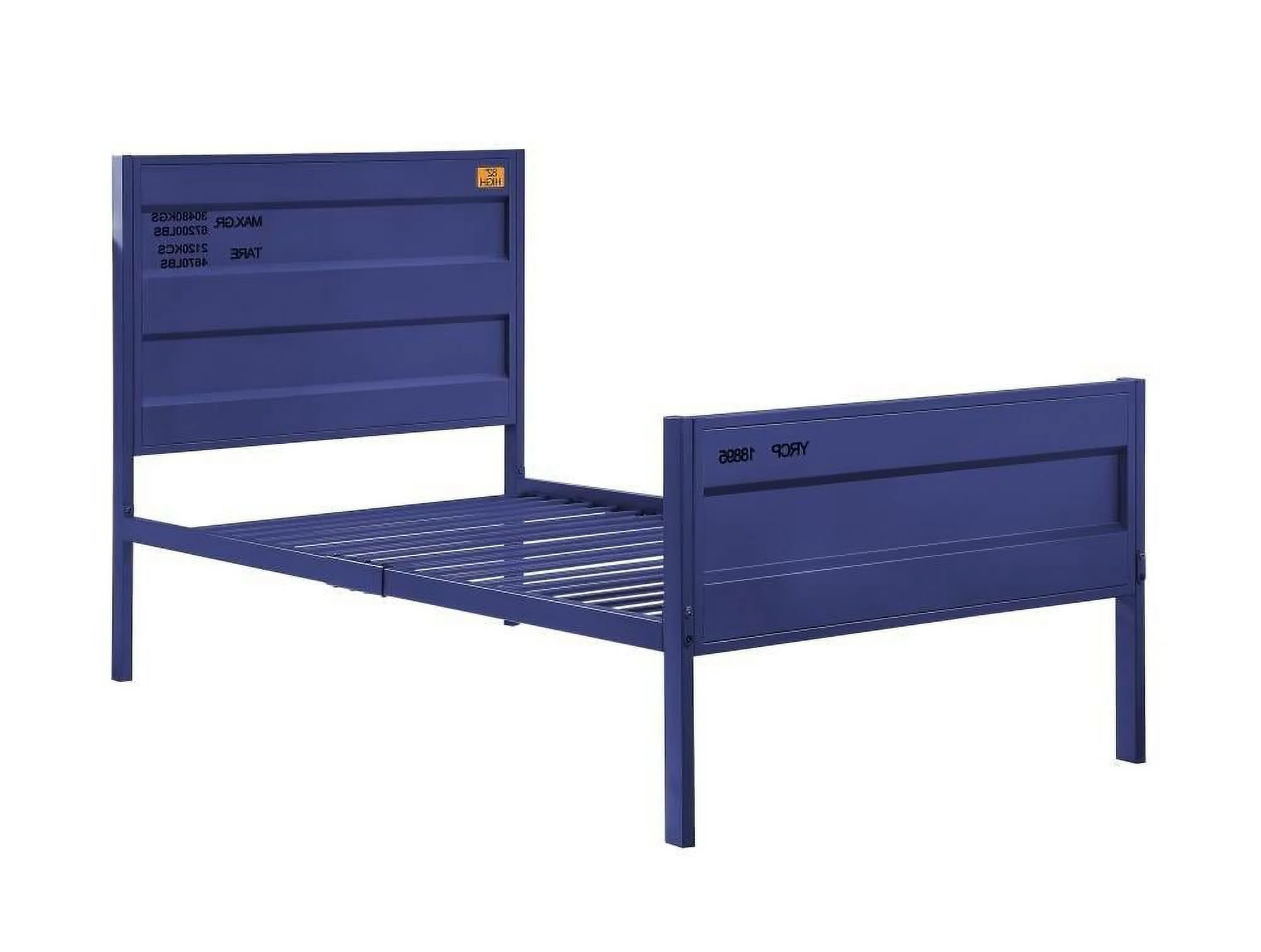 Contemporary Blue Twin 4pcs Bedroom Set by Acme Cargo 35930T-4pcs