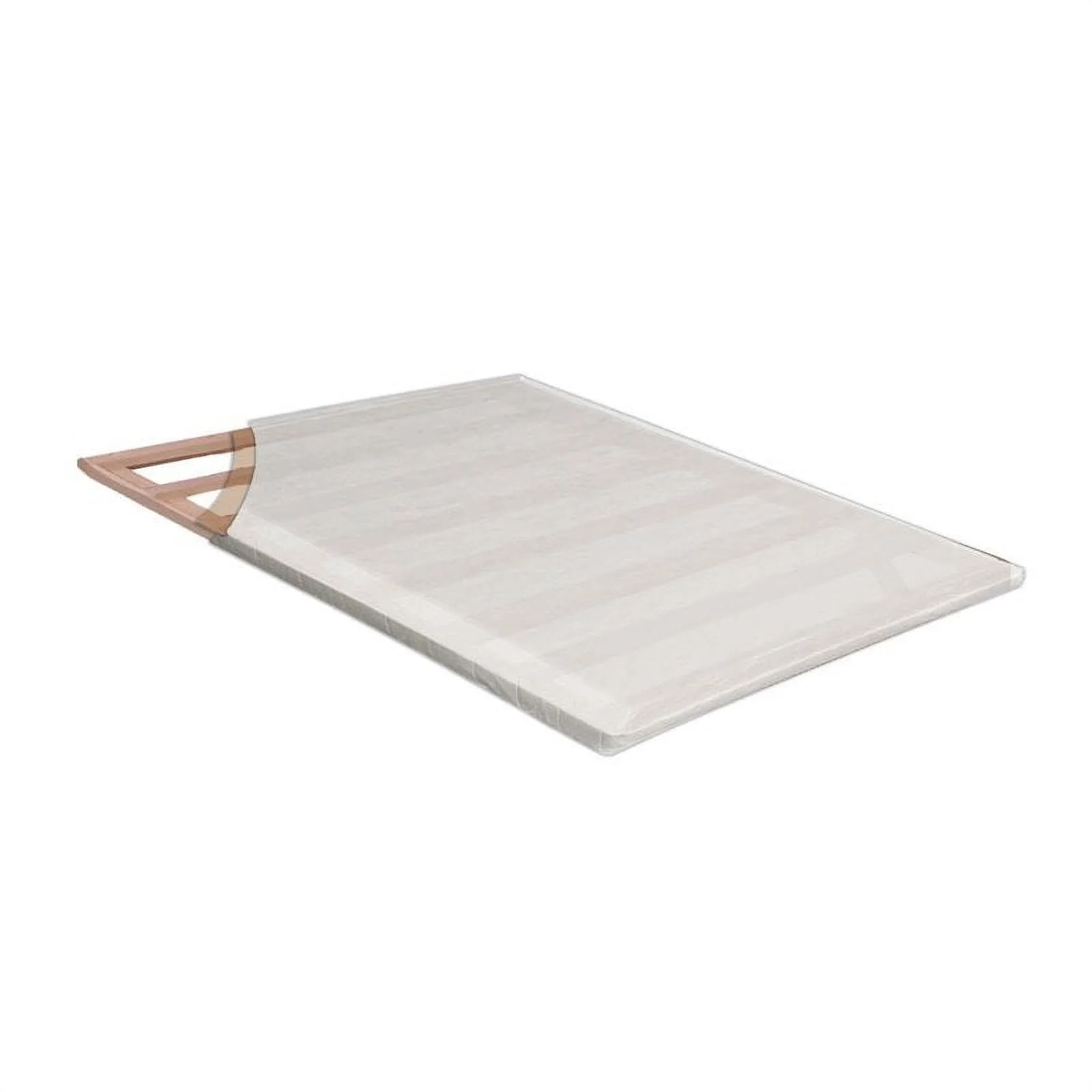 Furniture of America Golda Fabric 2-Inch Full Bunkie Board in White