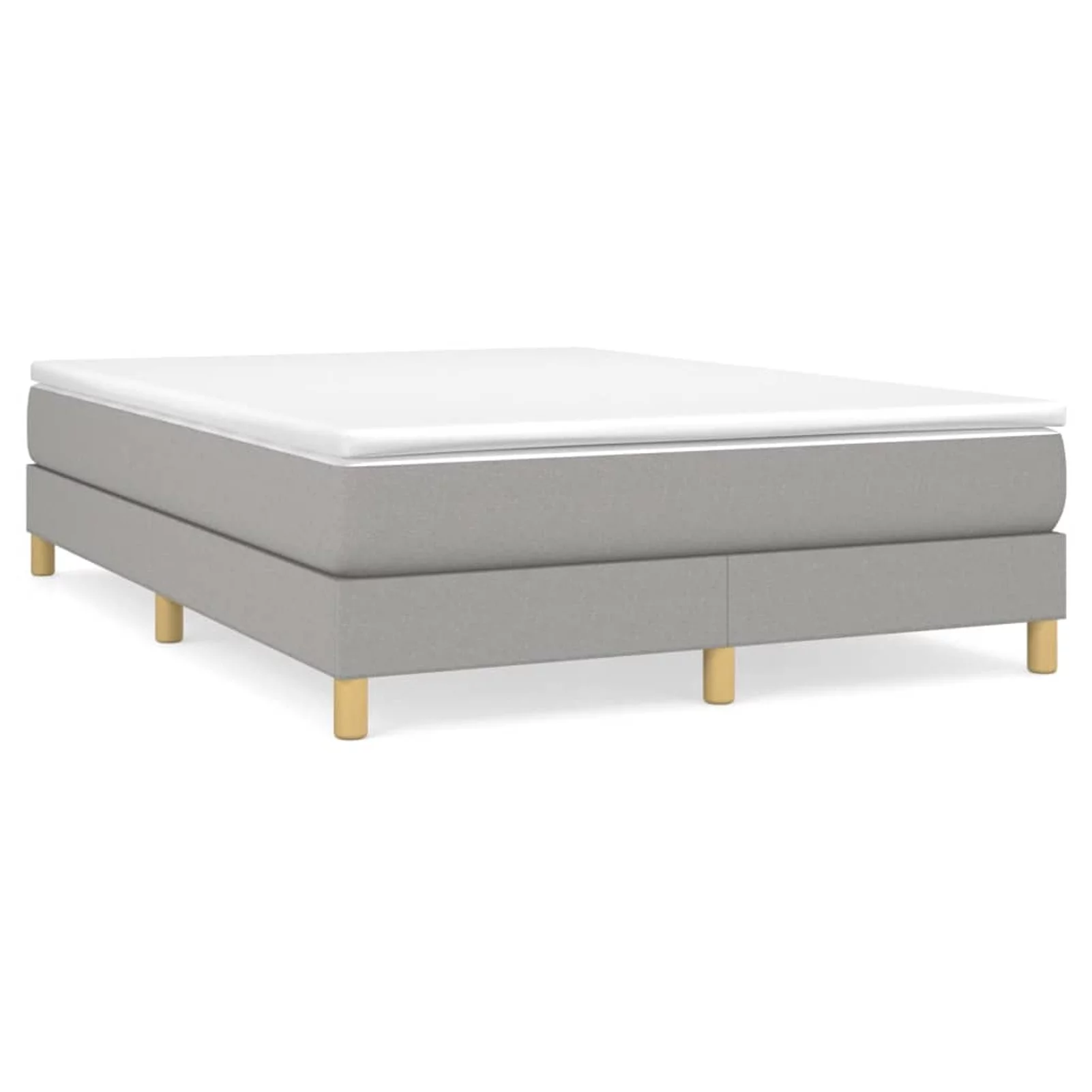 Walmeck Box Spring Bed Frame Gray 59.8