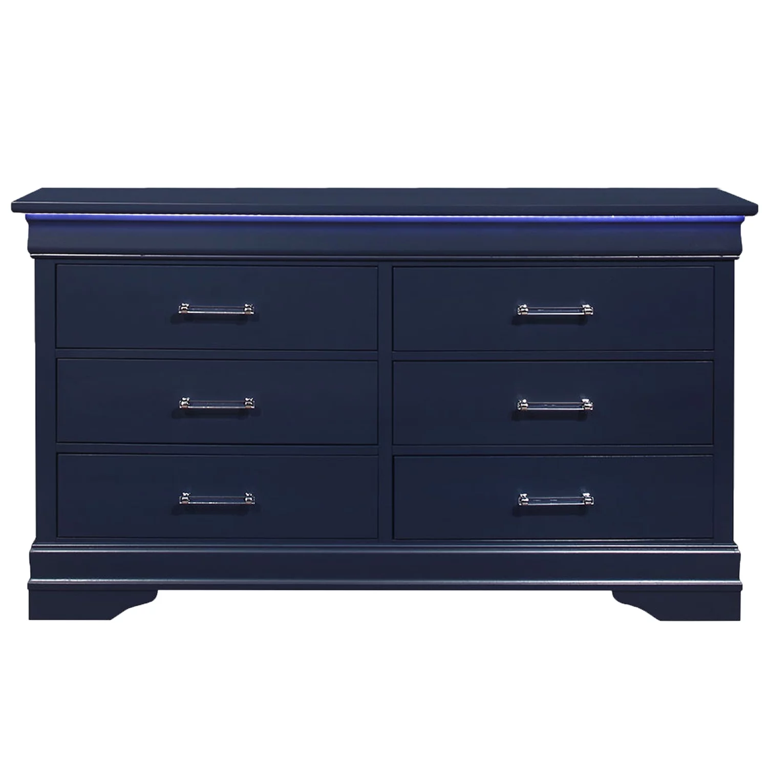 Global Furniture USA Blue LED Lighting Dresser