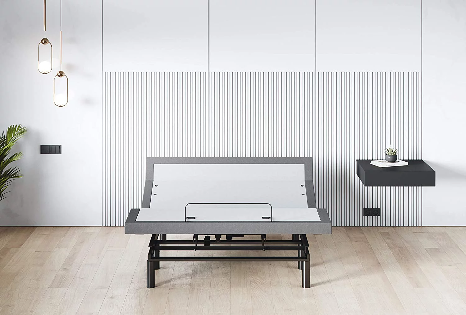 & Son Twin XL Adjustable Bed Base Frame (Head Tilt) + 12\u201D Luxury Cool Gel Memory Foam Mattress  Head & Foot USB Ports  Zero Gravity  Interactive Dual Massage  Wireless  Class