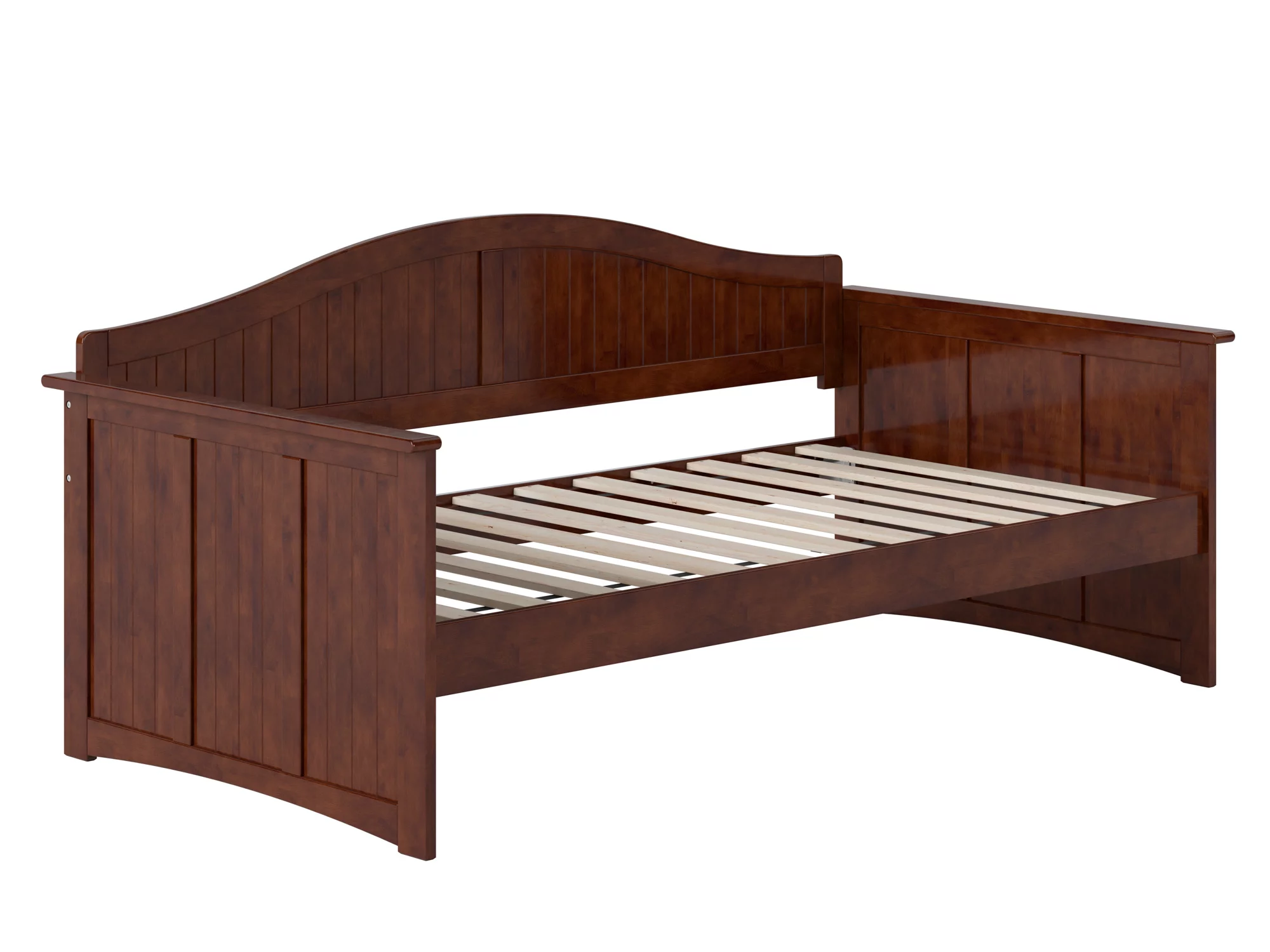 AFI Nantucket Wood Twin Size Daybed Frame Walnut