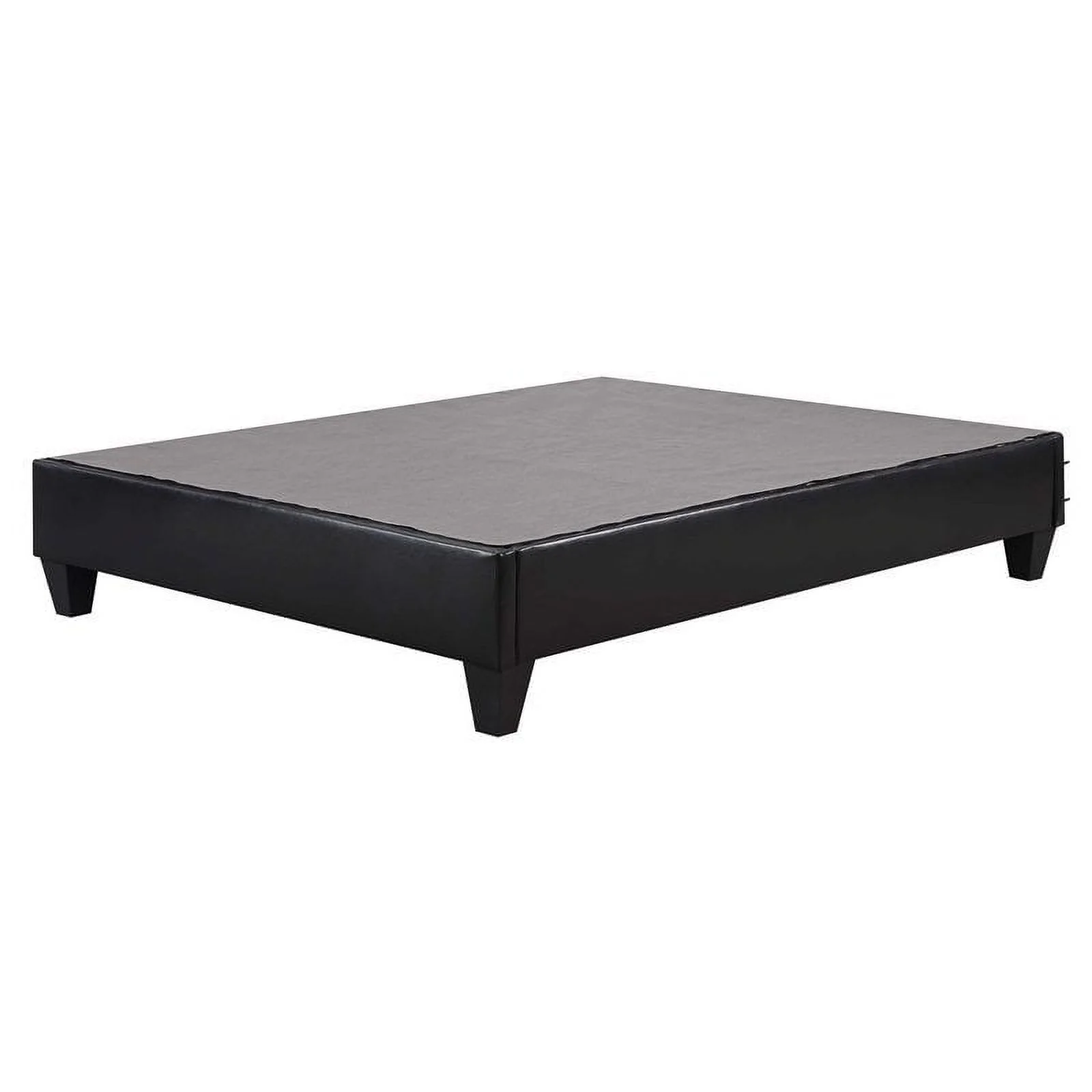 Picket House Furnishings Abby Queen Platform Bed-Color:Black,Style:Contemporary,Weight:71,Width:60