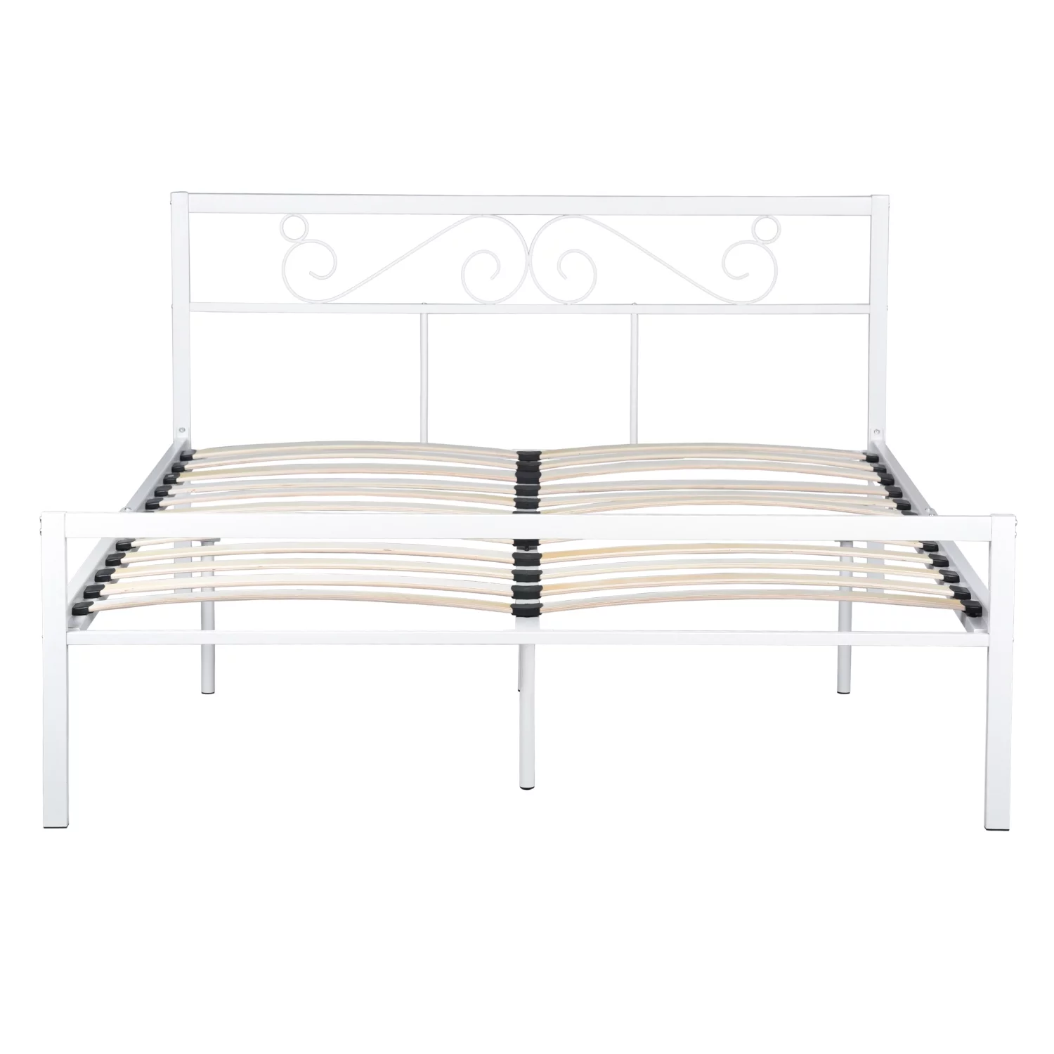 Skyland Metal Bed Frame, Full Platform Bed Frame with Headboard and Footboard for Bedroom, No Box Spring Needed
