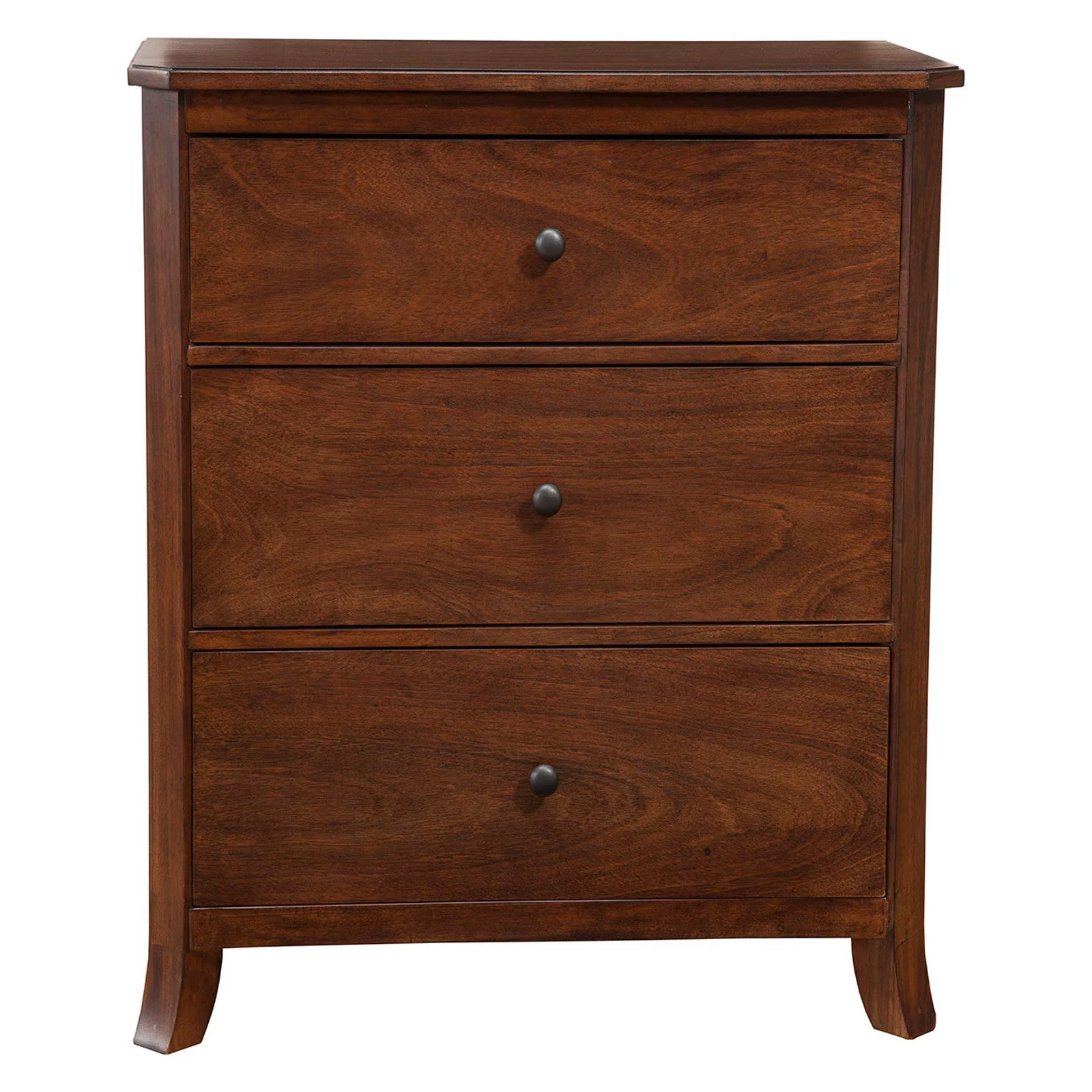 Alpine Furniture Baker 3 Drawer Chest