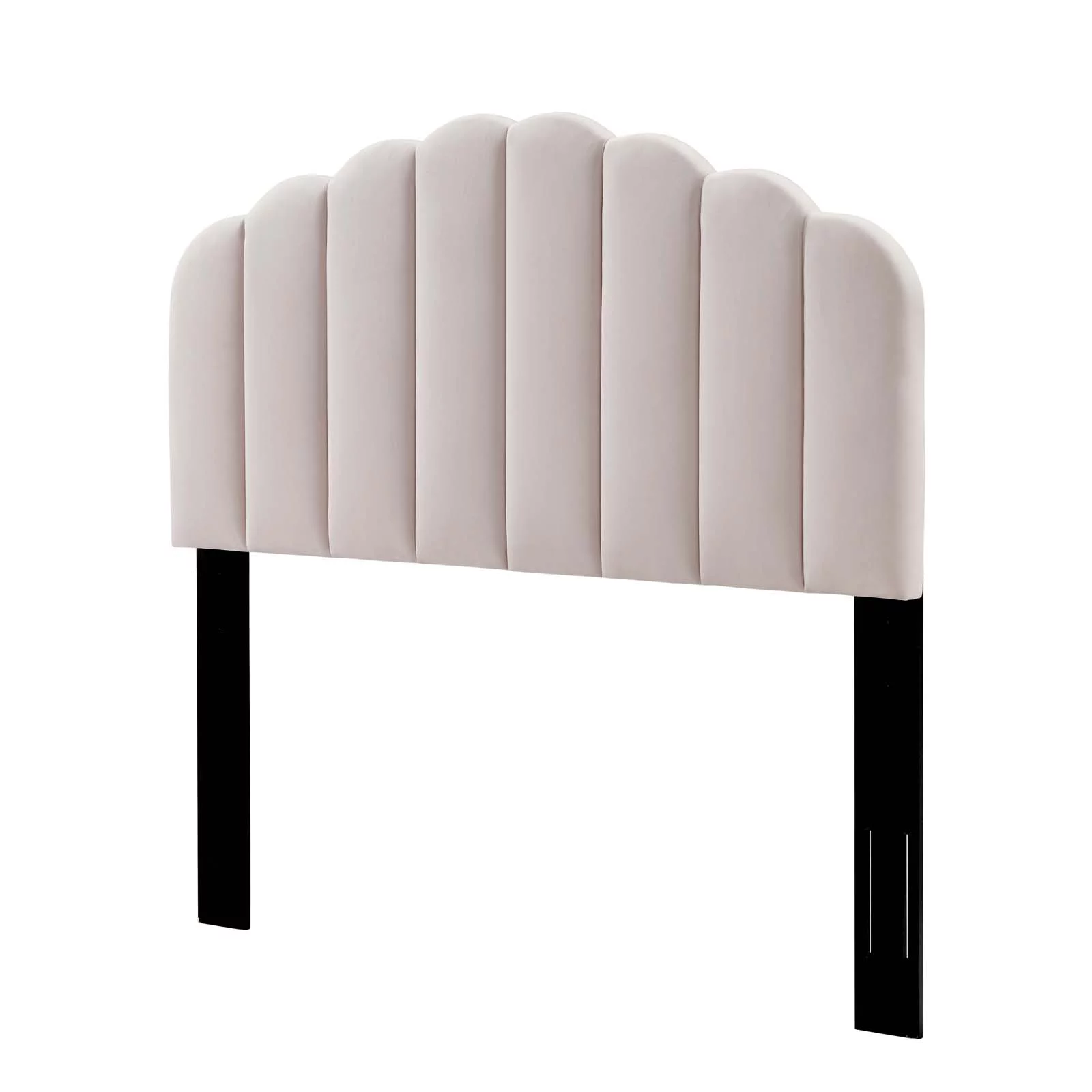 Headboard, Full Queen Size, Velvet, Pink, Modern Contemporary Urban Design, Bedroom Master Guest Suite