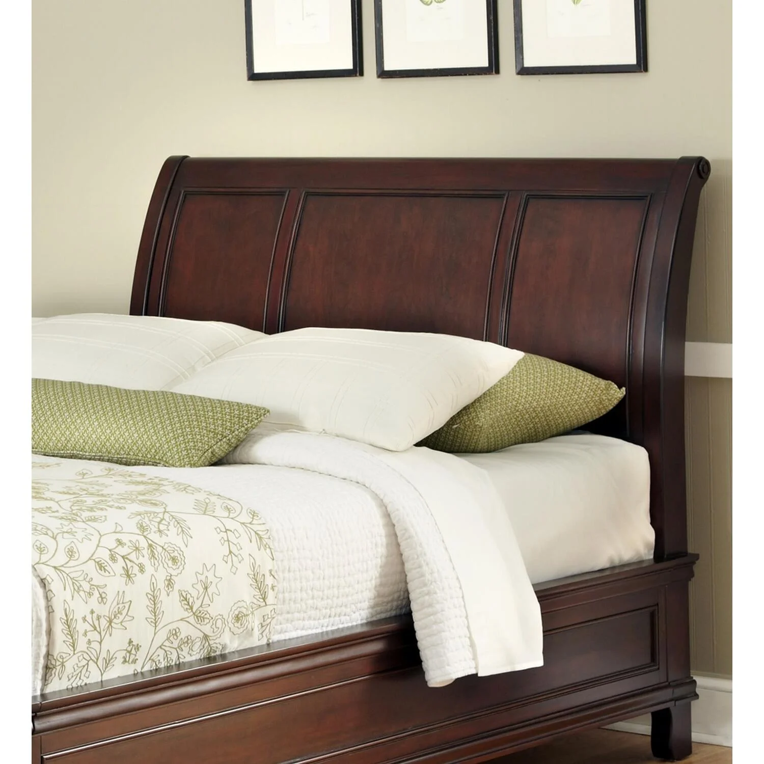 Homestyles Lafayette Wood King Headboard in Brown