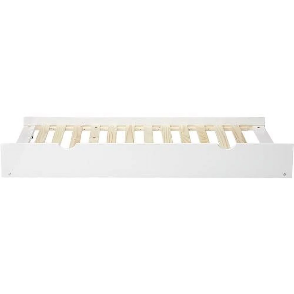 Bunk Bed Kingdom Roll Out Trundle, , White