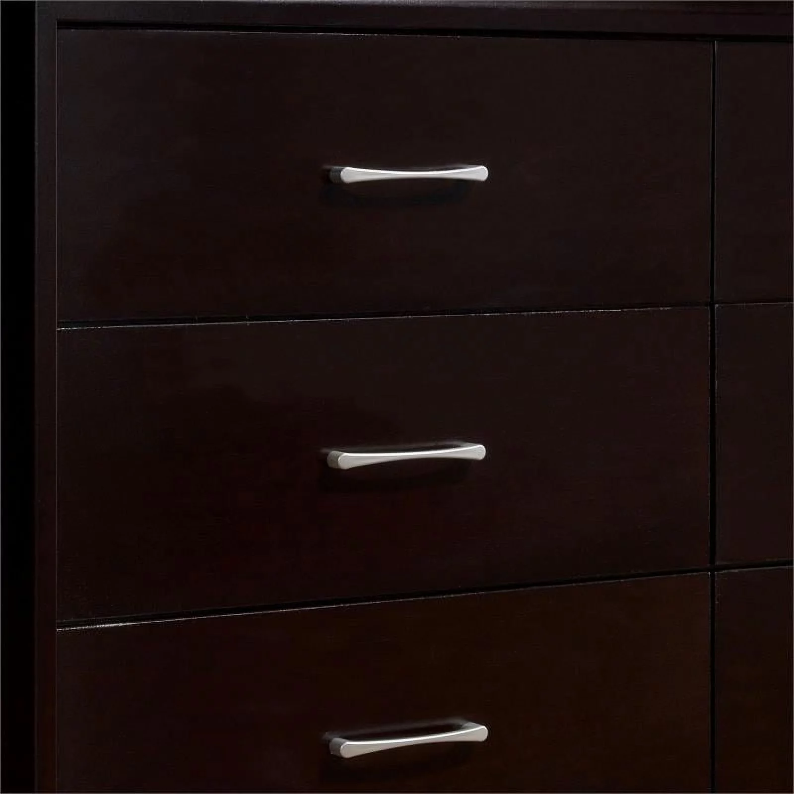 Furniture of America Barett Contemporary Wood 6-Drawer Dresser in Espresso