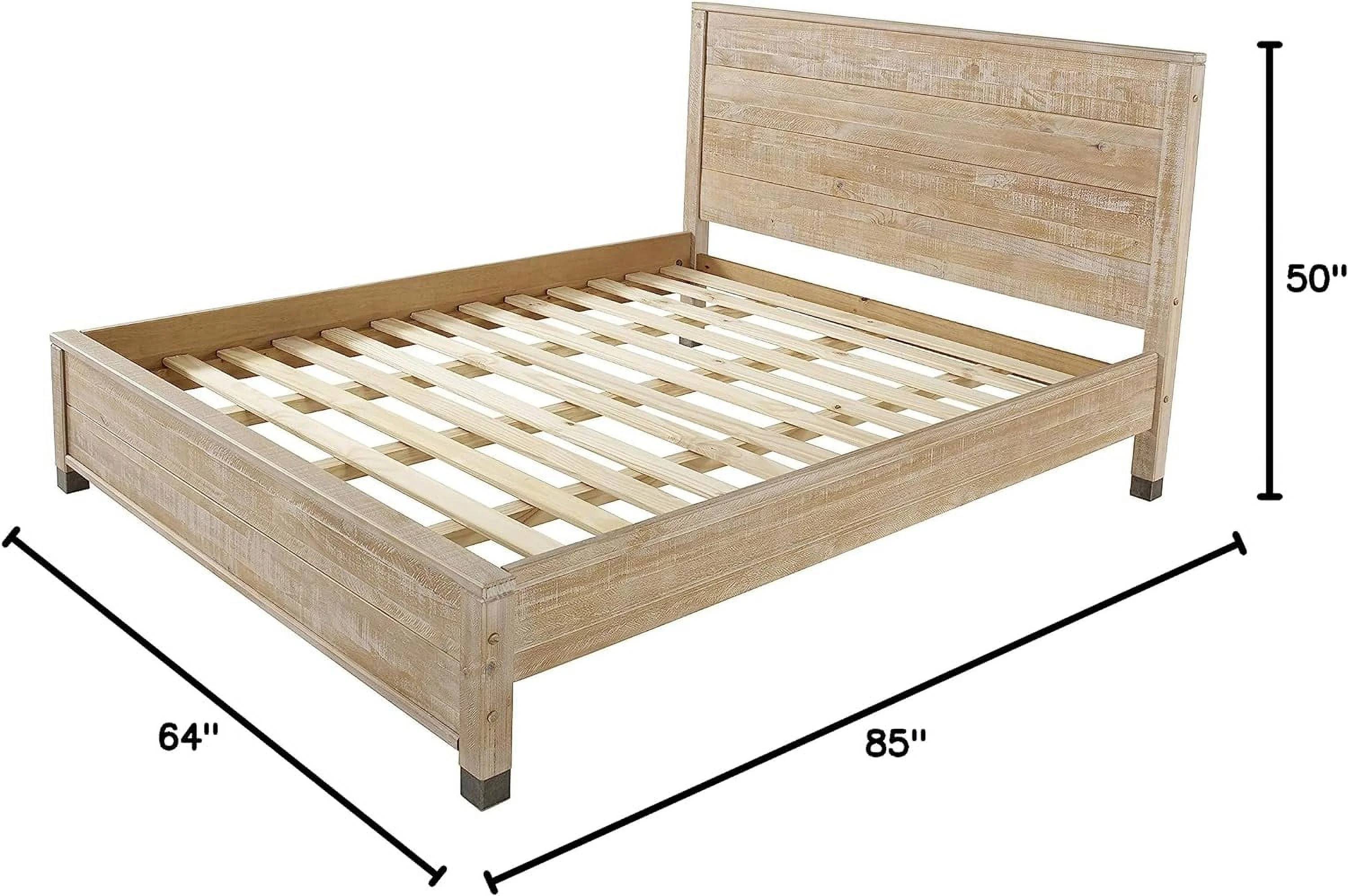 Baja Platform Bed, Full Size, Brown