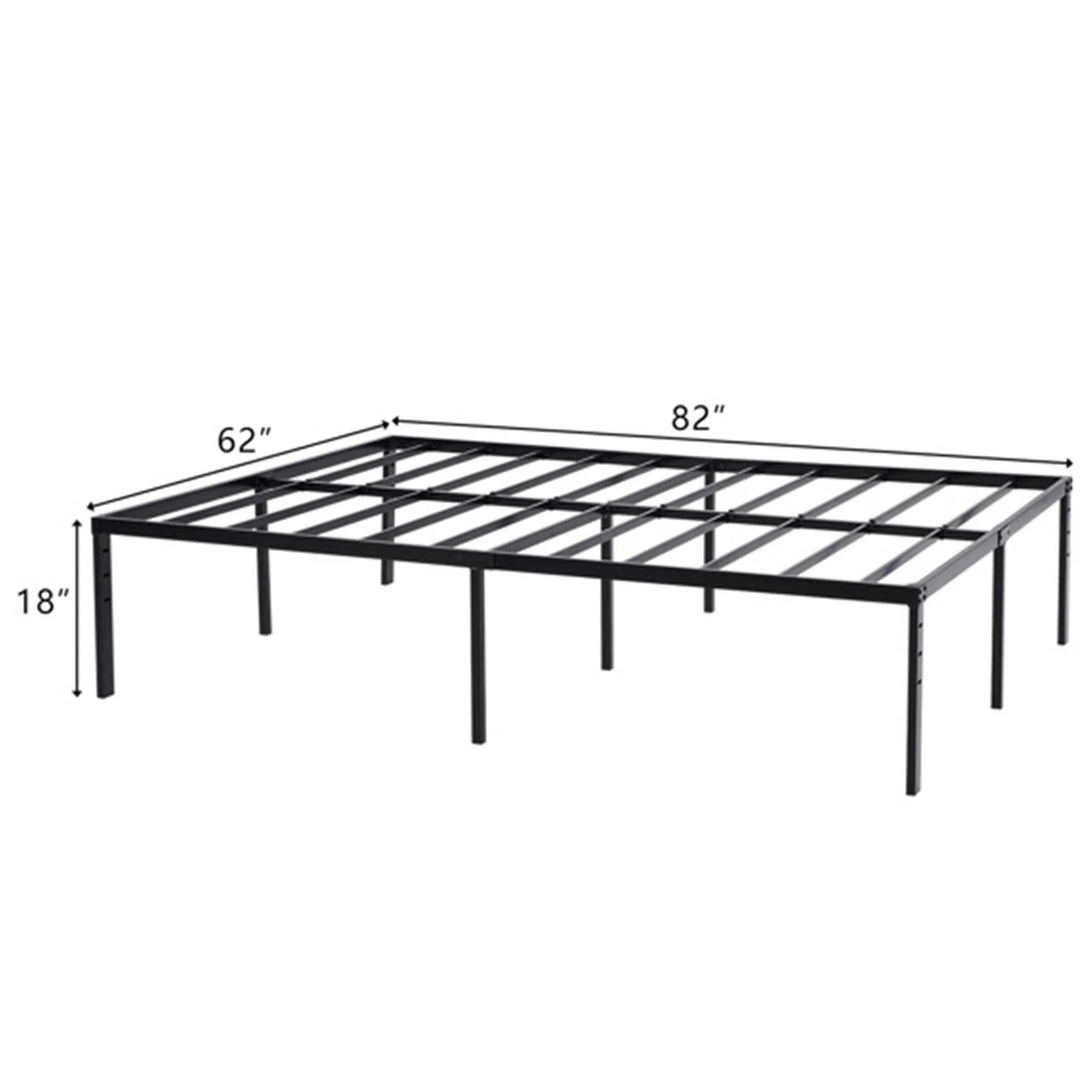 Dinling 208.2*157.5*45.7cm Bed Height 18