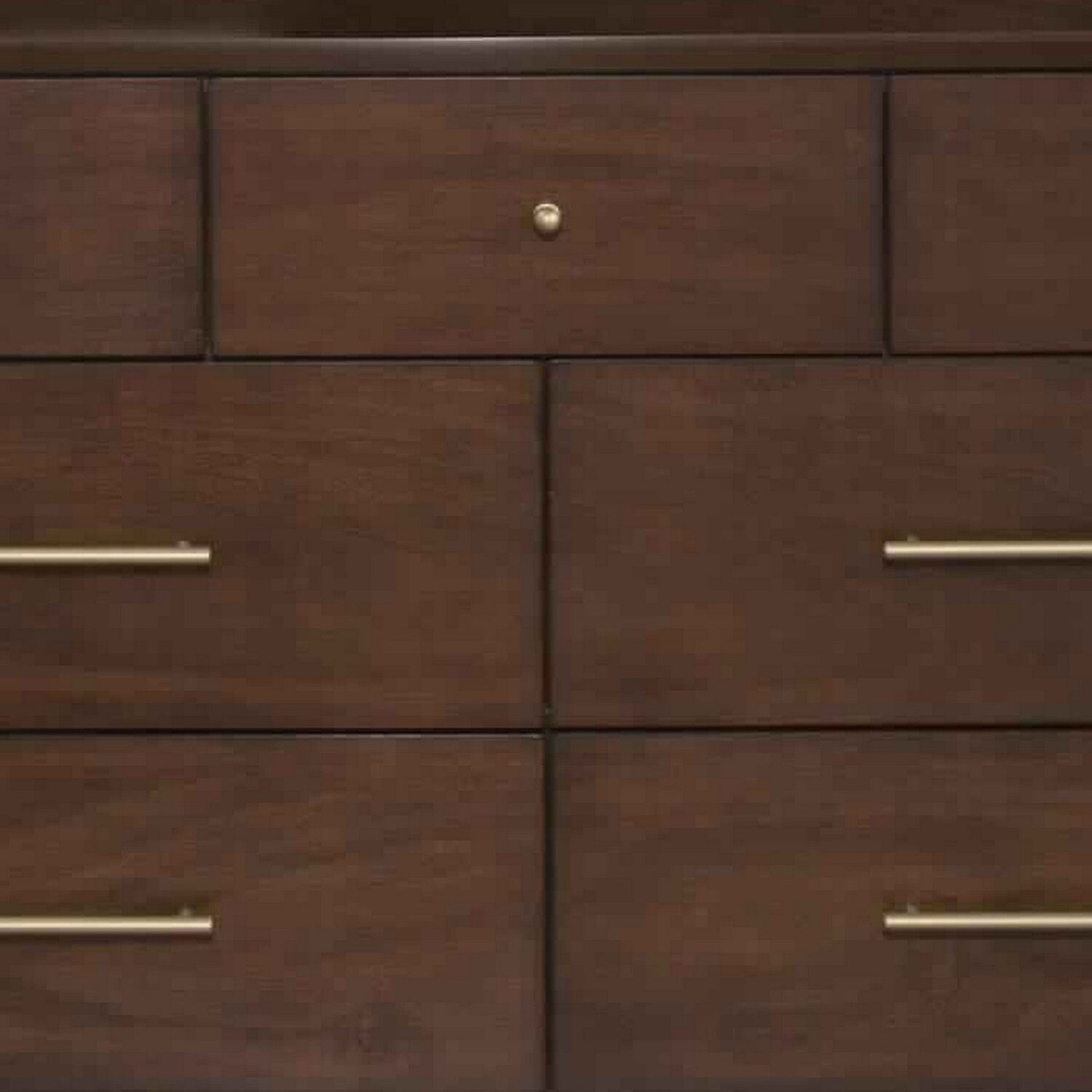 Benjara BM222501 7 Drawer Mid Century Modern Wooden Dresser with Splayed Legs, Brown