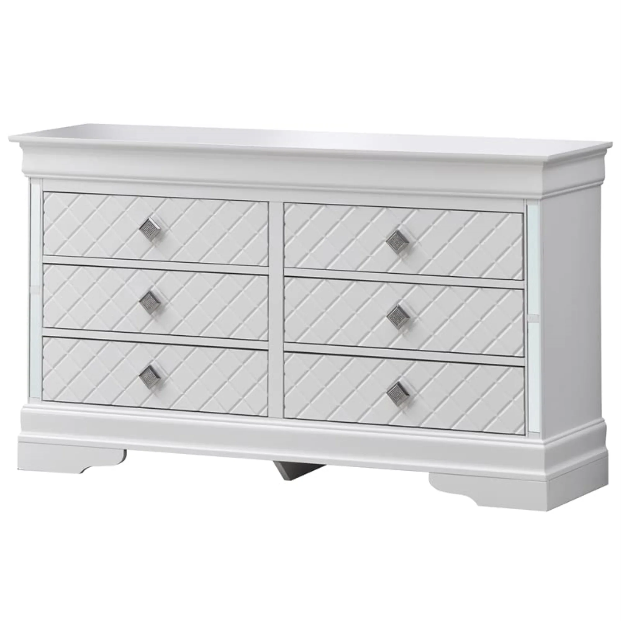 Glory Furniture Verona G6790-D Dresser , Silver Champagne