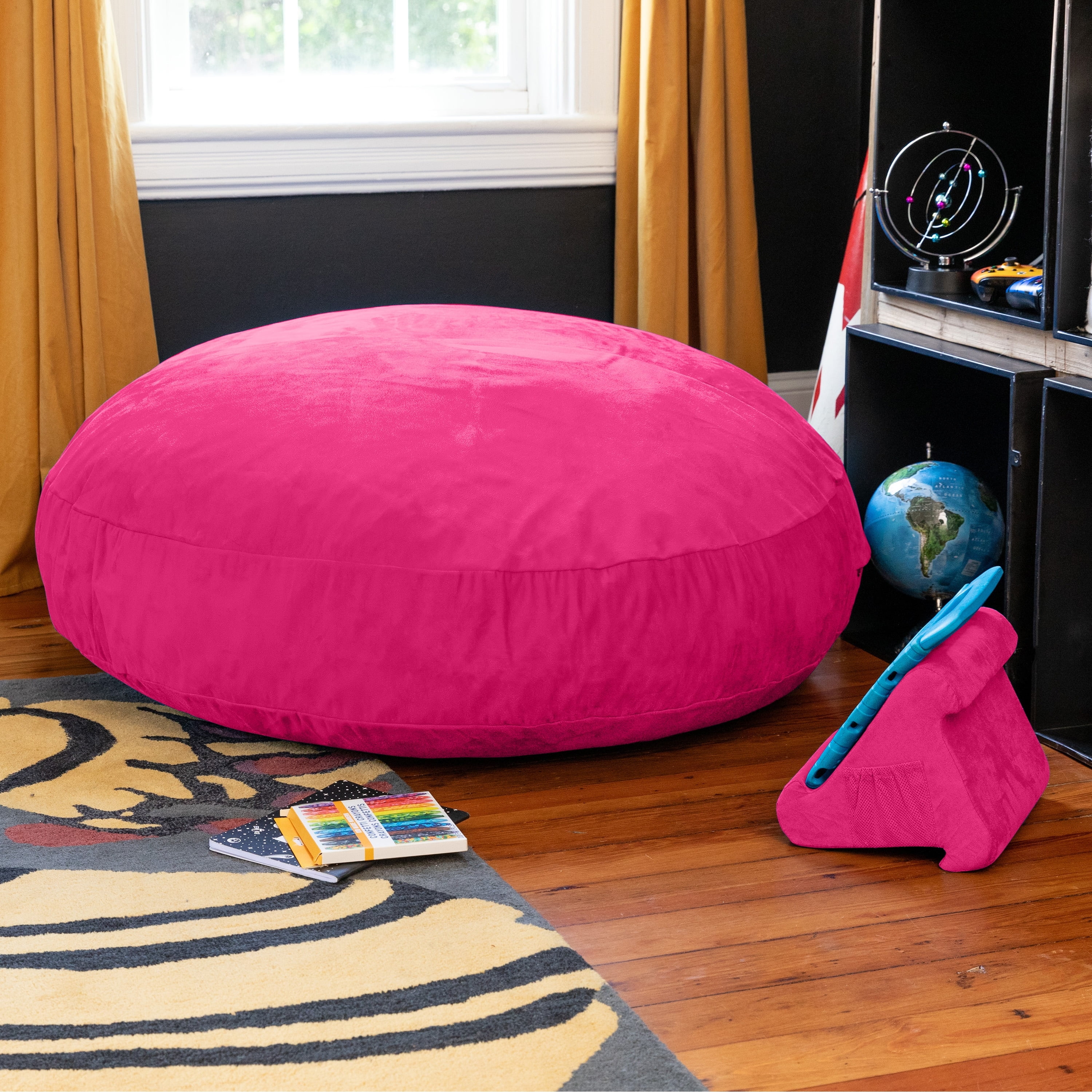 Jaxx 4 ft Cocoon Kids Bean Bag Pink