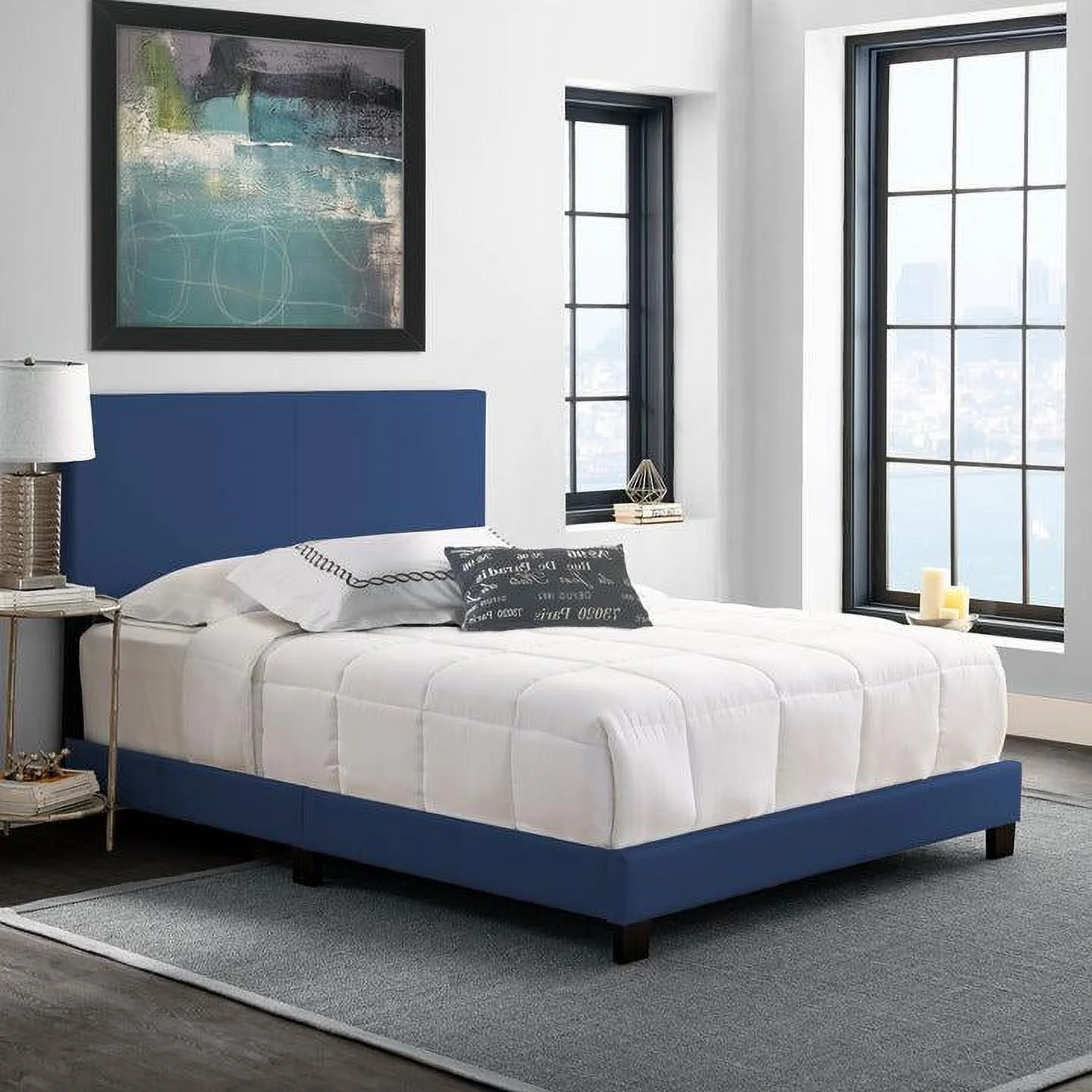 Boyd Sleep FLBU903TW Finnian Upholstered Platform Bed