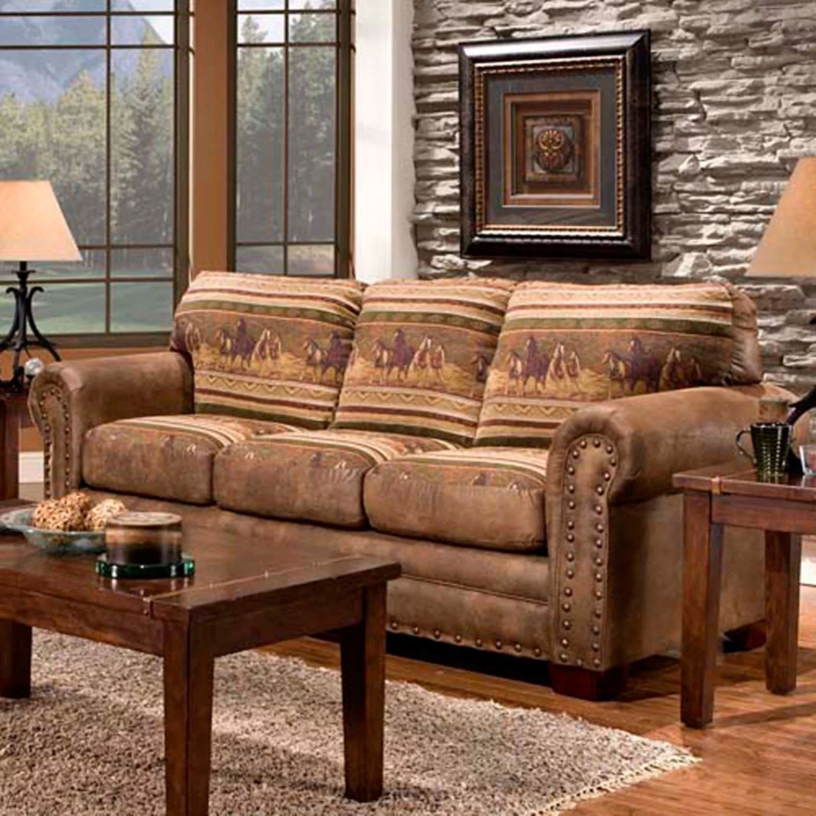 American Furuniture Classics Wild Horses Sleeper Sofa
