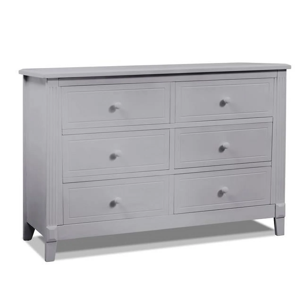 Berkley 6 Drawer Double Dresser - Gray