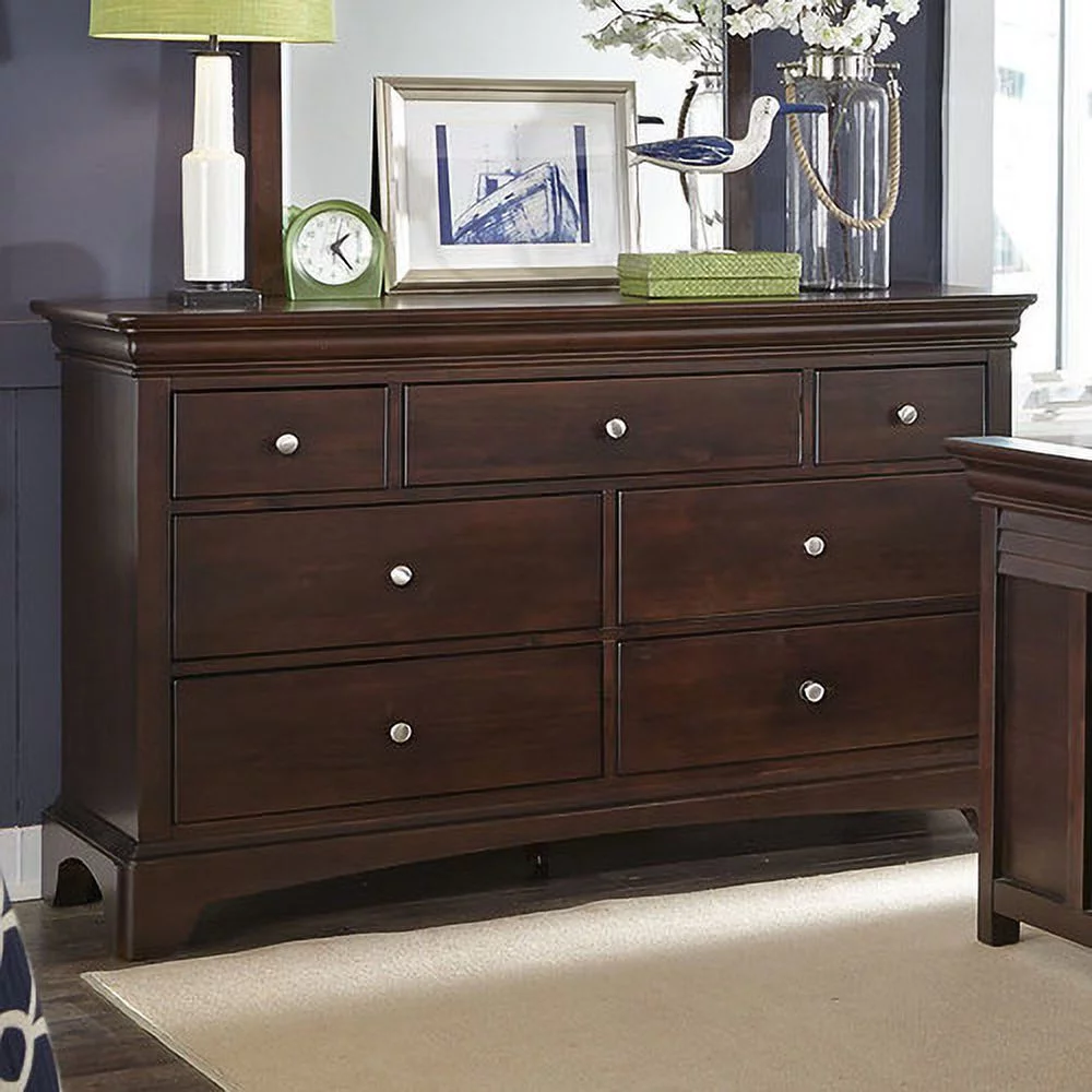My Home Furnishings Neopolitan 7 Drawer Double Dresser