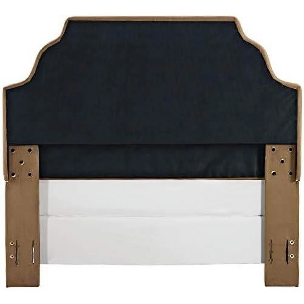 Upholstered Headboard, Full/Queen, Camel Microfiber