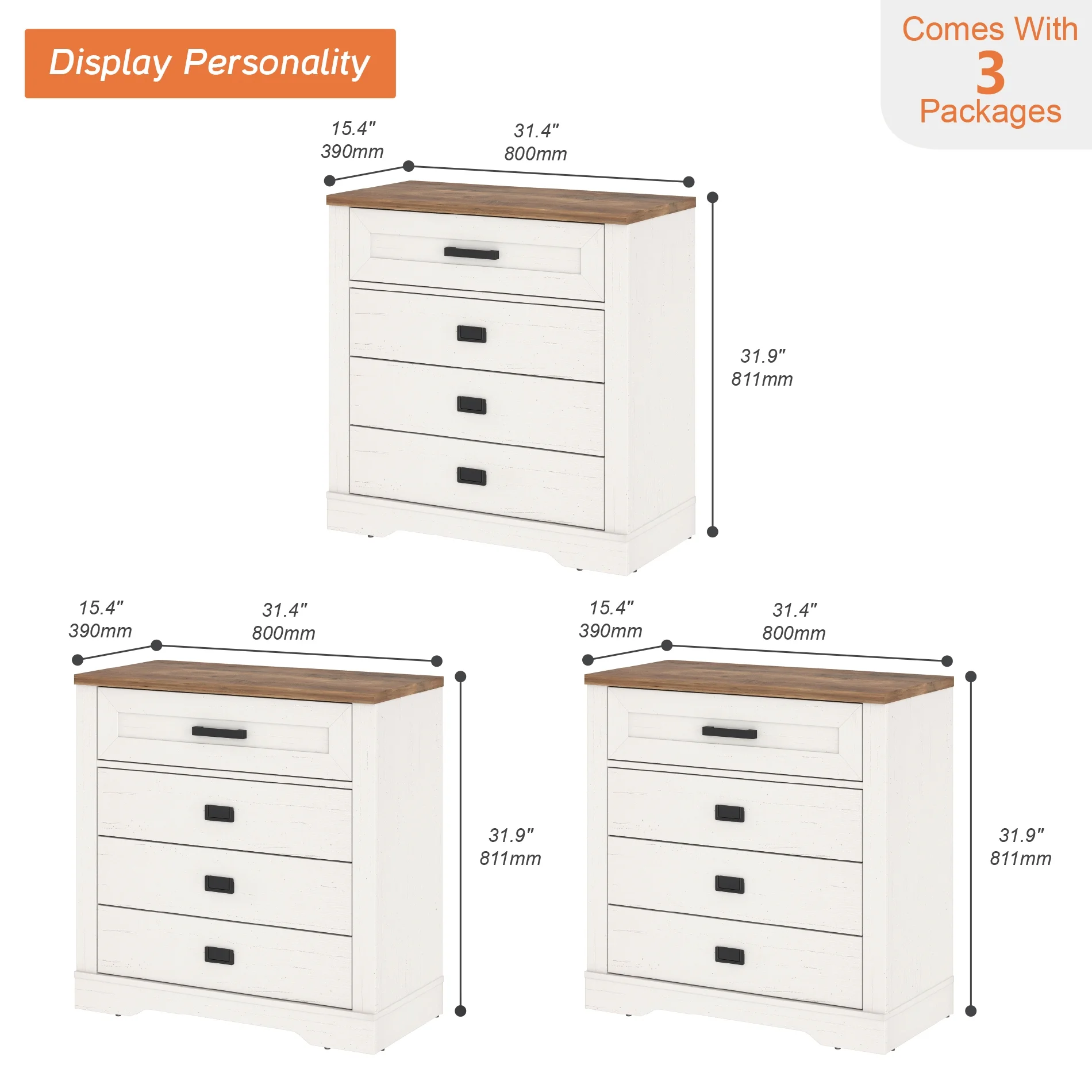12 Drawers Dresser for Bedroom, Drawer of Chest Clothes Organizer with Anti-tilt Device,31.9