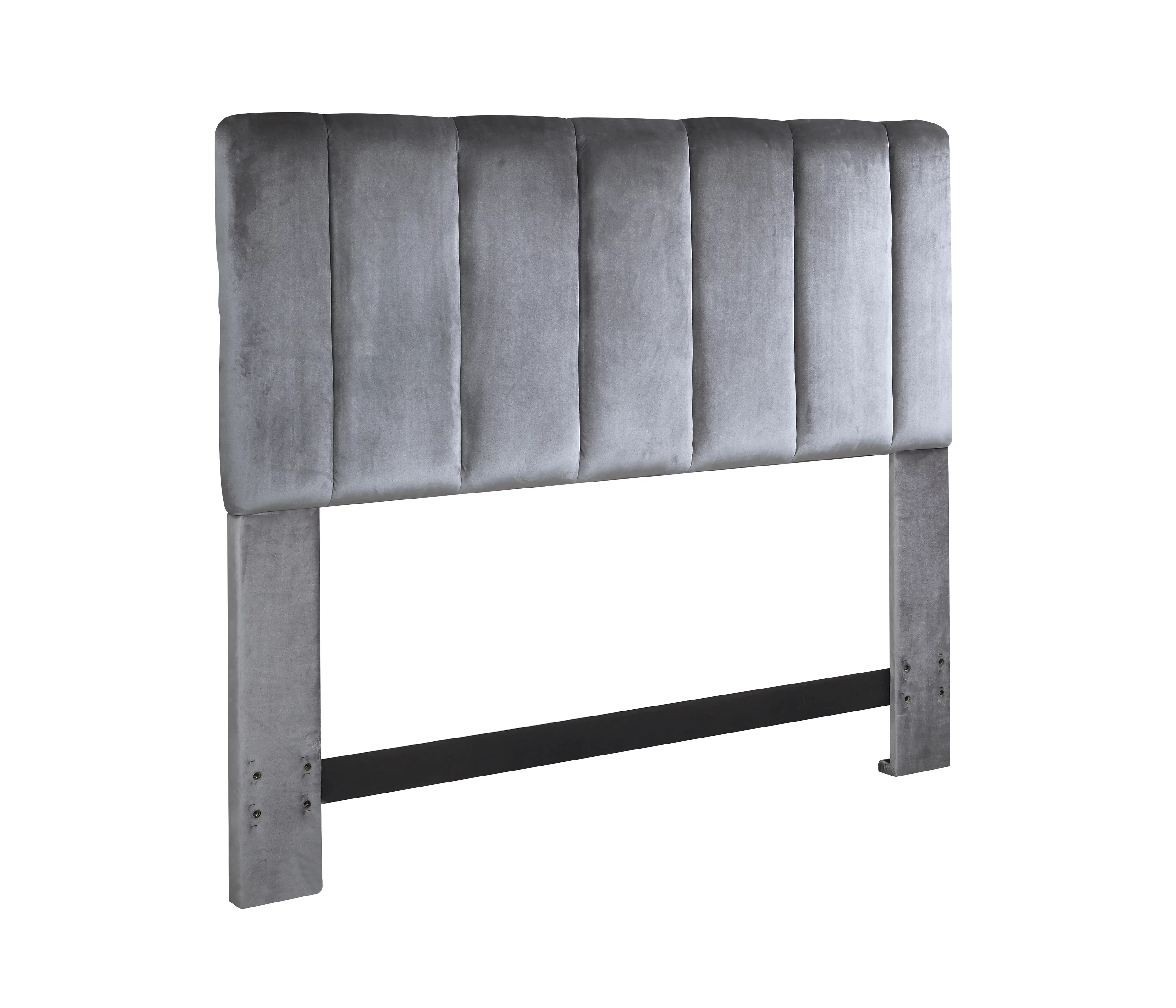 Chic Home Anwar Headboard Velvet Upholstered Vertical Striped