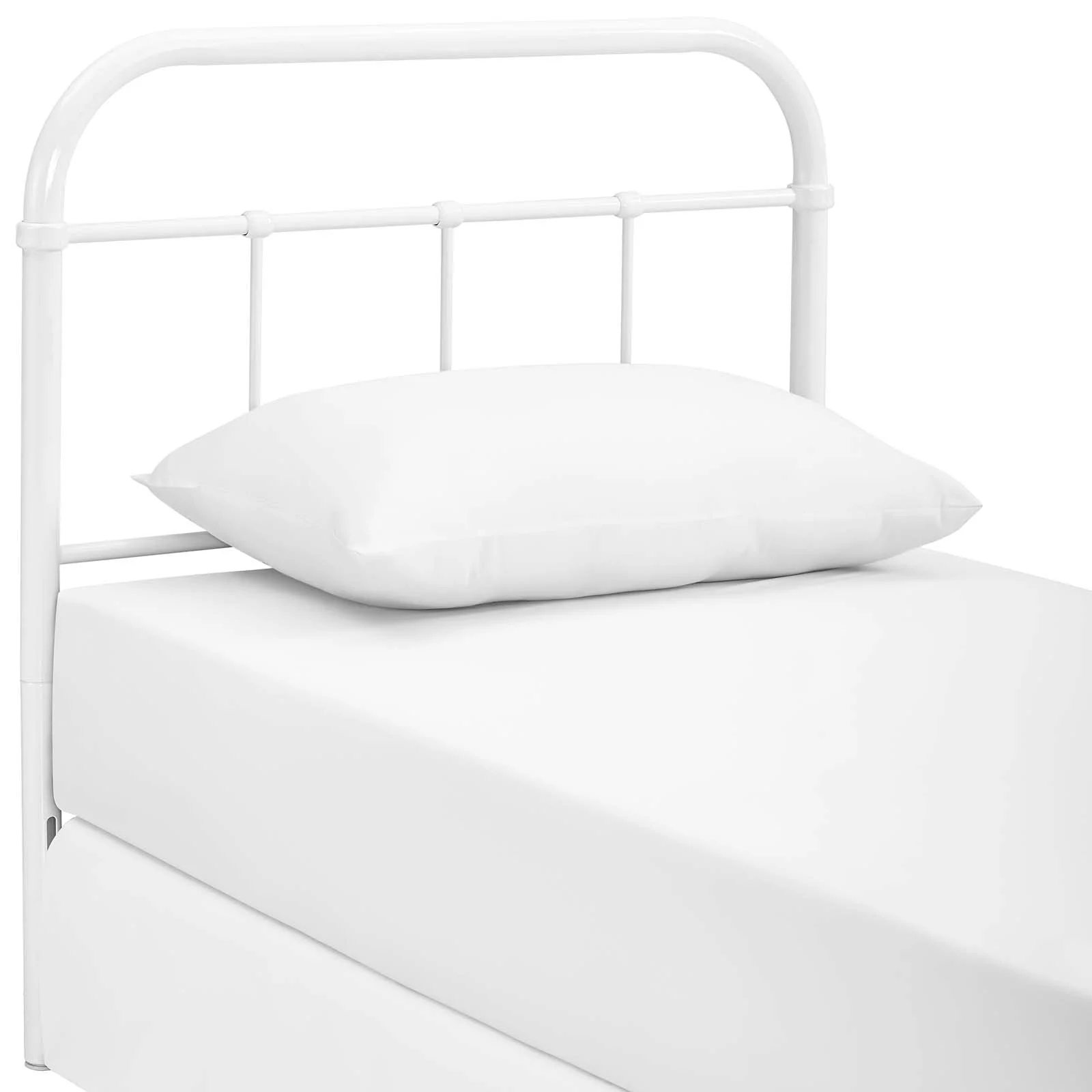 Modway Serena Twin Steel Headboard in White
