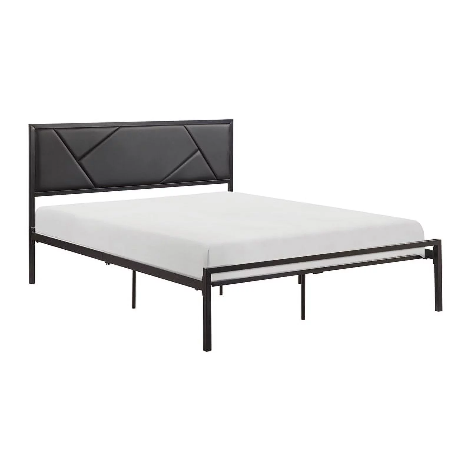 Lexicon Keegan Queen Metal Platform Bed in Black