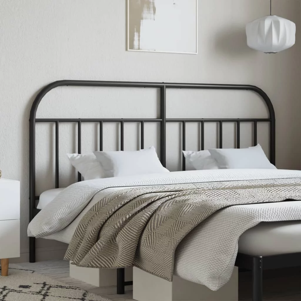 Aibecy Metal Headboard Black 70.9