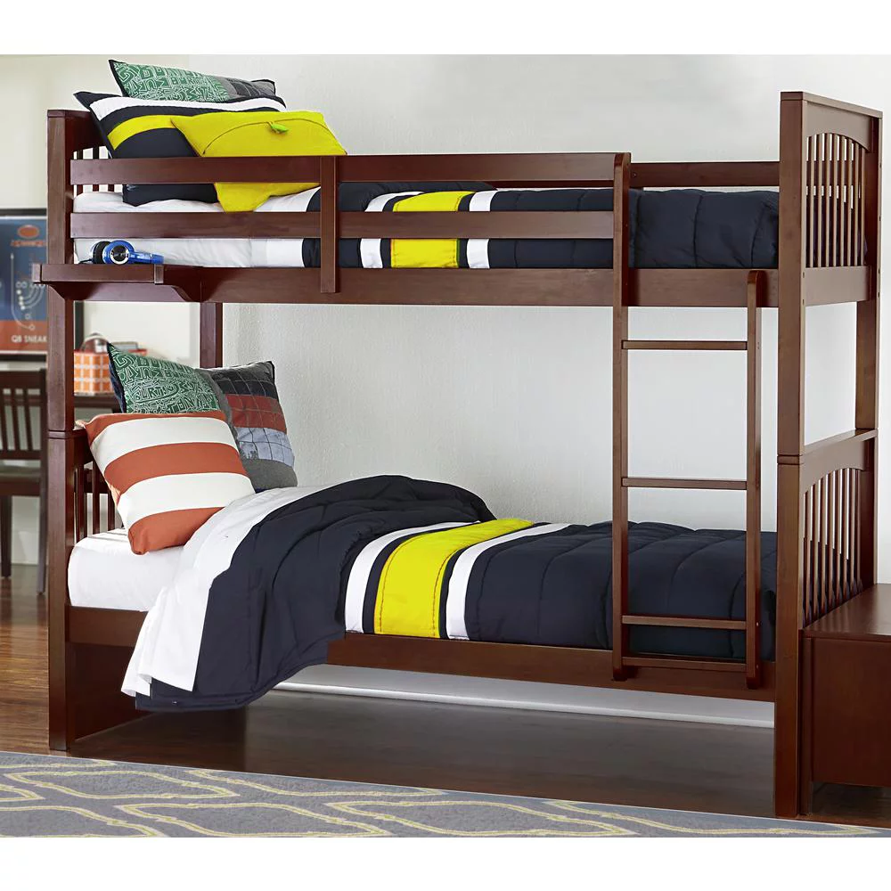 Hillsdale Pulse Twin Bunk Bed, Multiple Colors