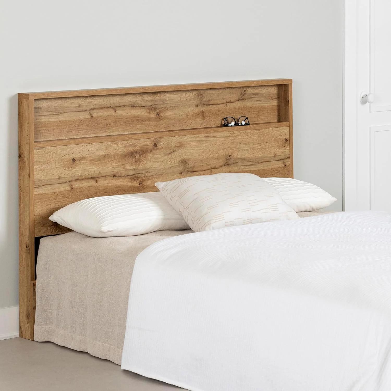 Cavalleri Headboard, Queen, Nordik Oak
