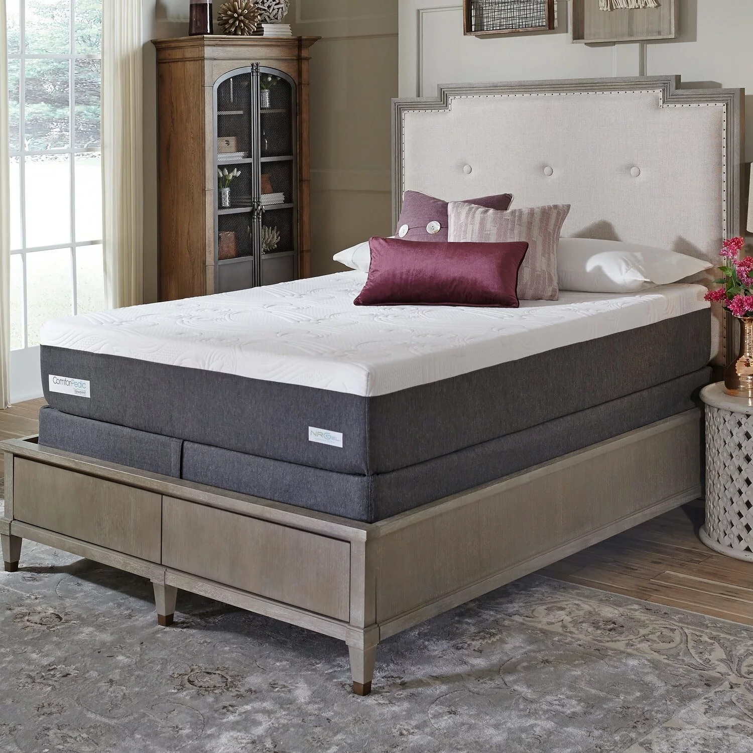 Beautyrest ComforPedic from 12-inch NRGel Mattress Set Full