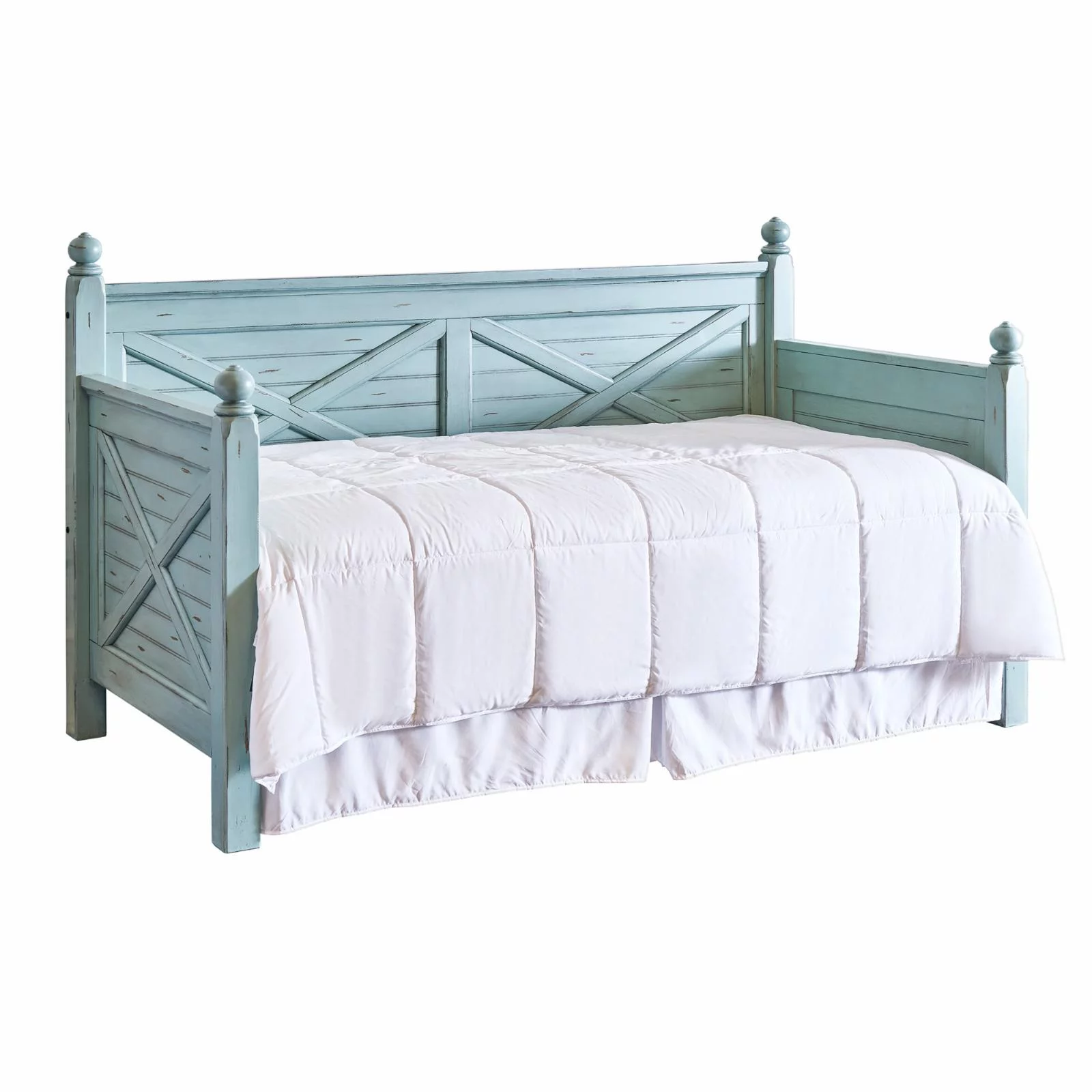 Picket House Furnishings Skylar Twin Daybed in Distressed Blue