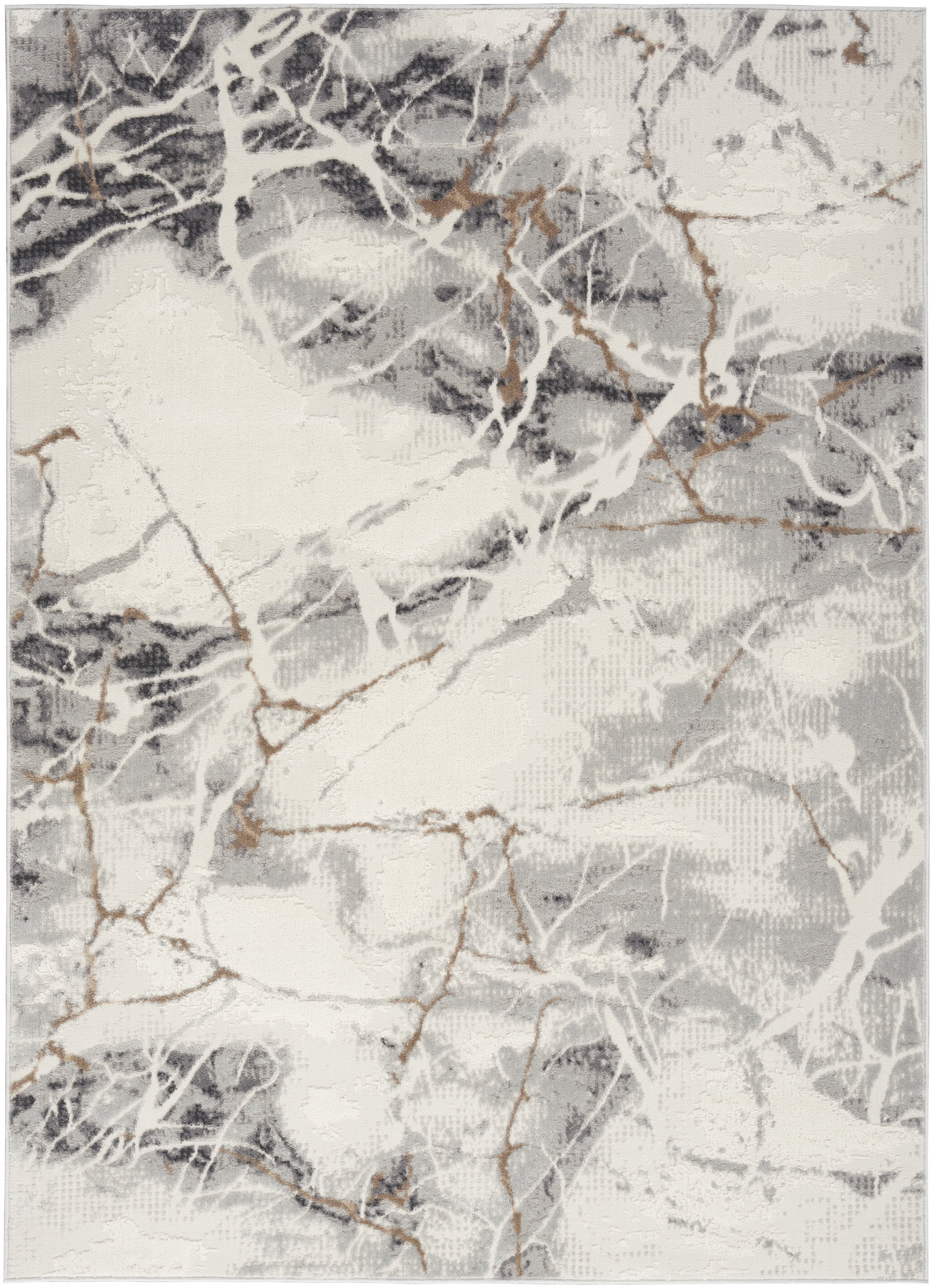 Nourison Elation Ivory/Grey 5'3