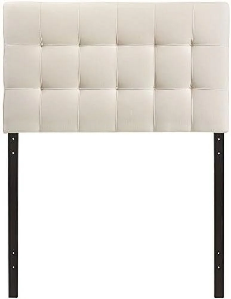 Kids Modern Fabric Twin Tufted Panel Headboard