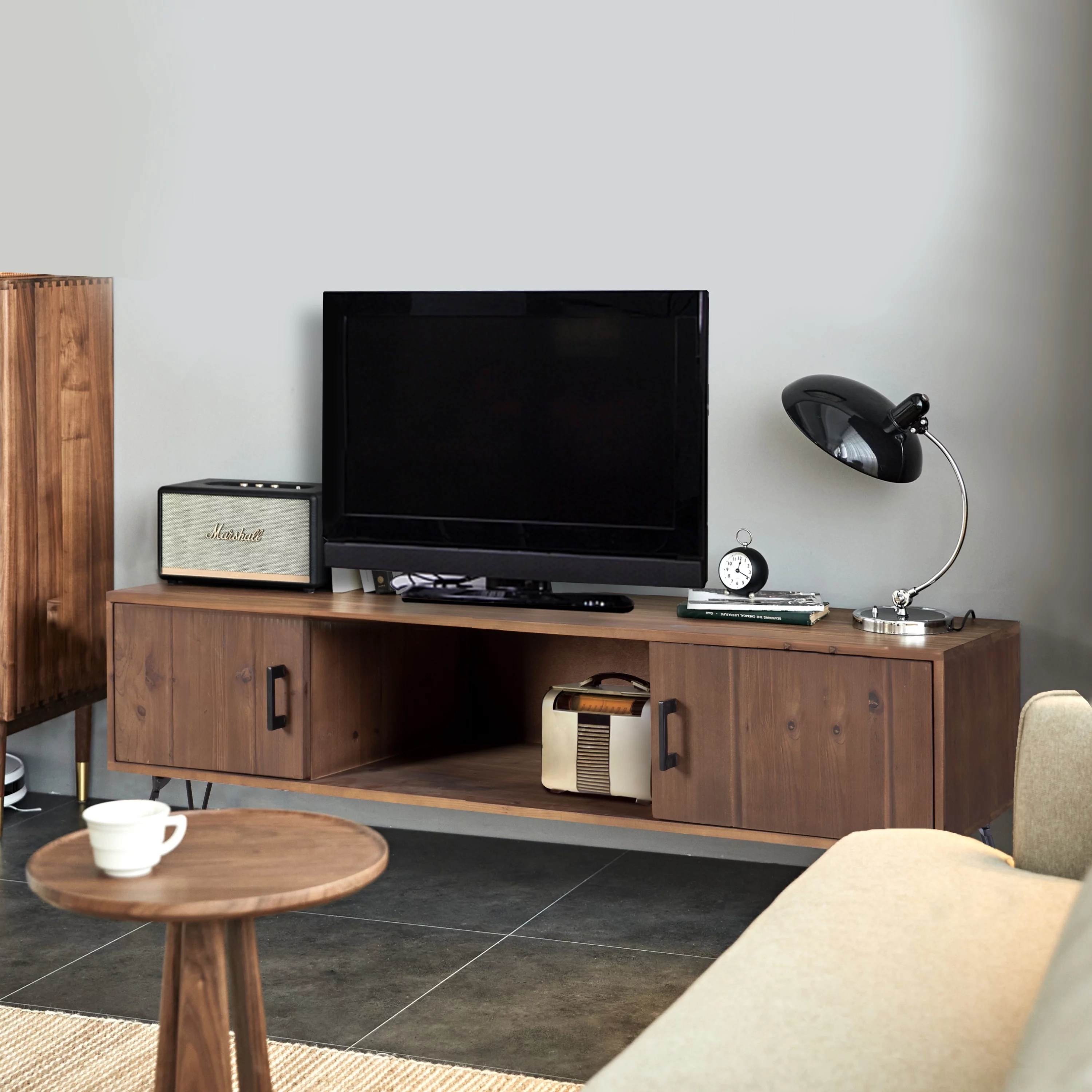 Reclaimed Wood TV Stand - 55.0 | Elevate Your Living Room