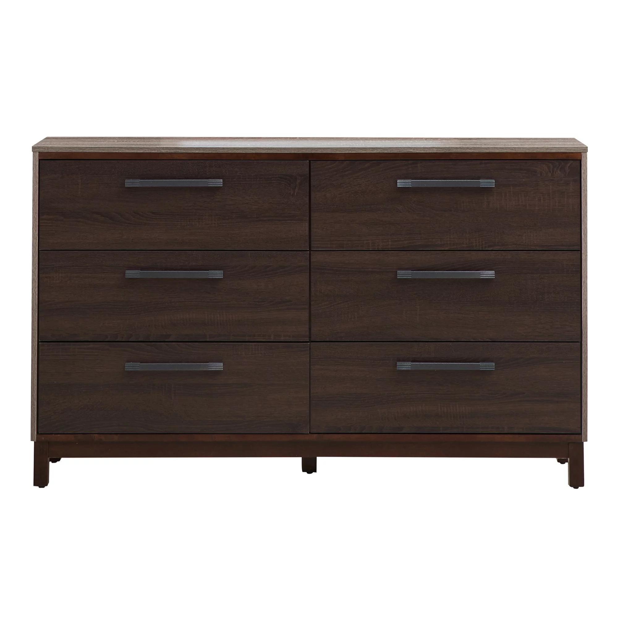 Passion Furniture  59 in. Magnolia 6-Drawer Dresser, Brown - 35.5 x 15.5 x 59 in.